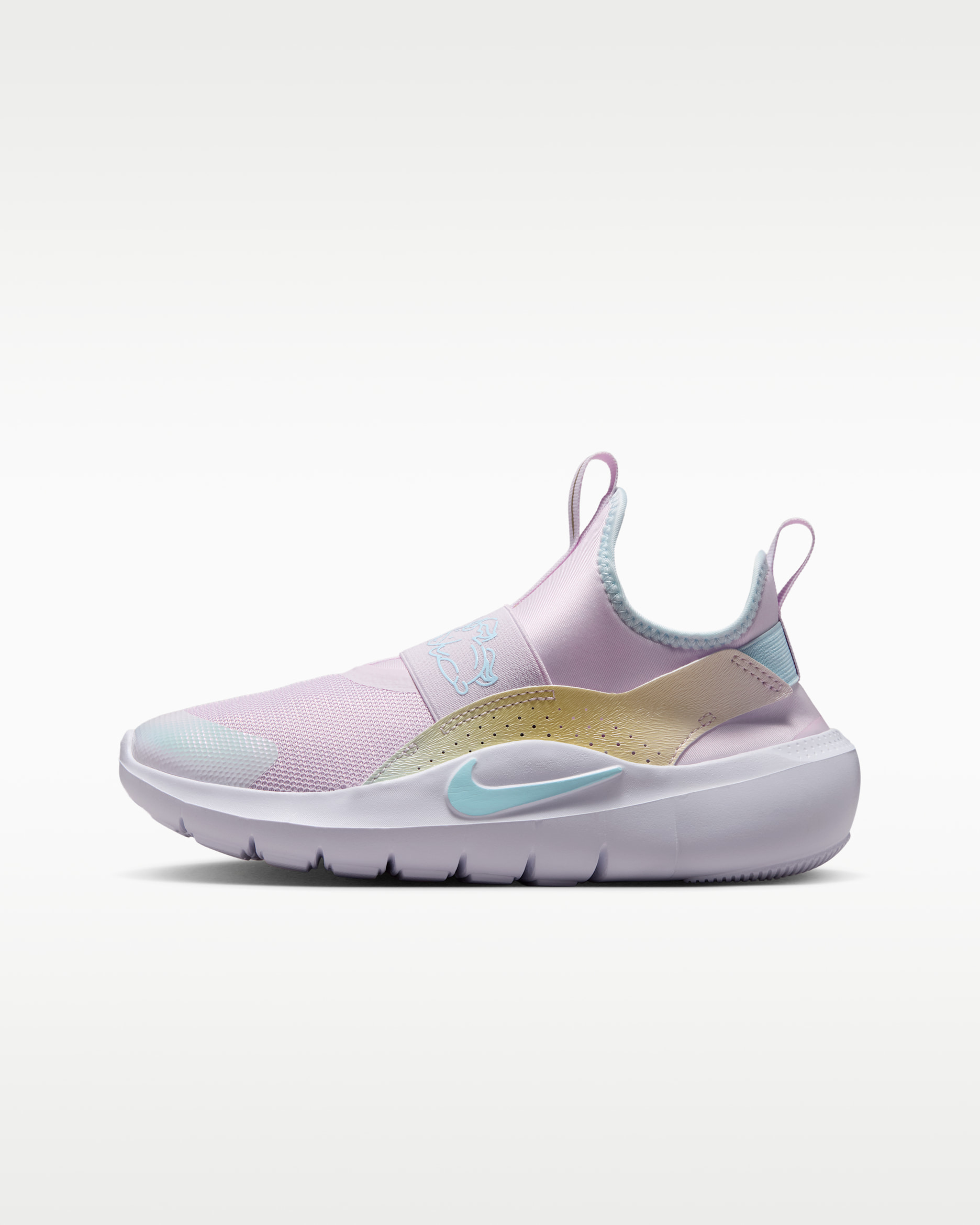 Nike Flex Runner 4 — Bleached Lilac/White/Glacier Blue