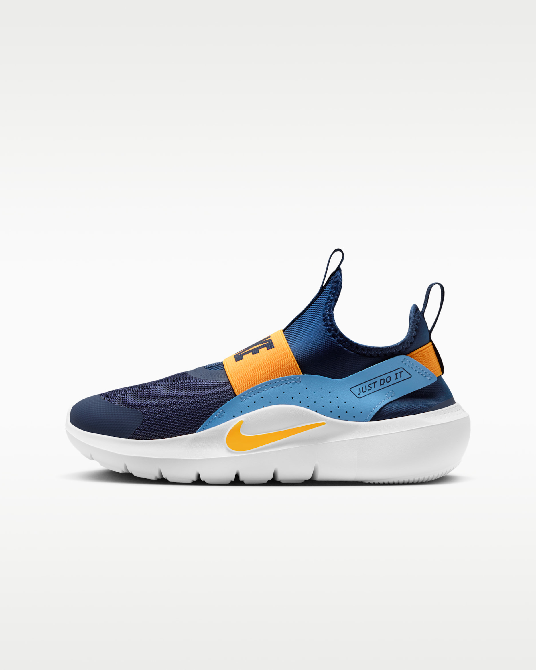 Nike Flex Runner 4 — Midnight Navy/University Blue/White/Laser Orange