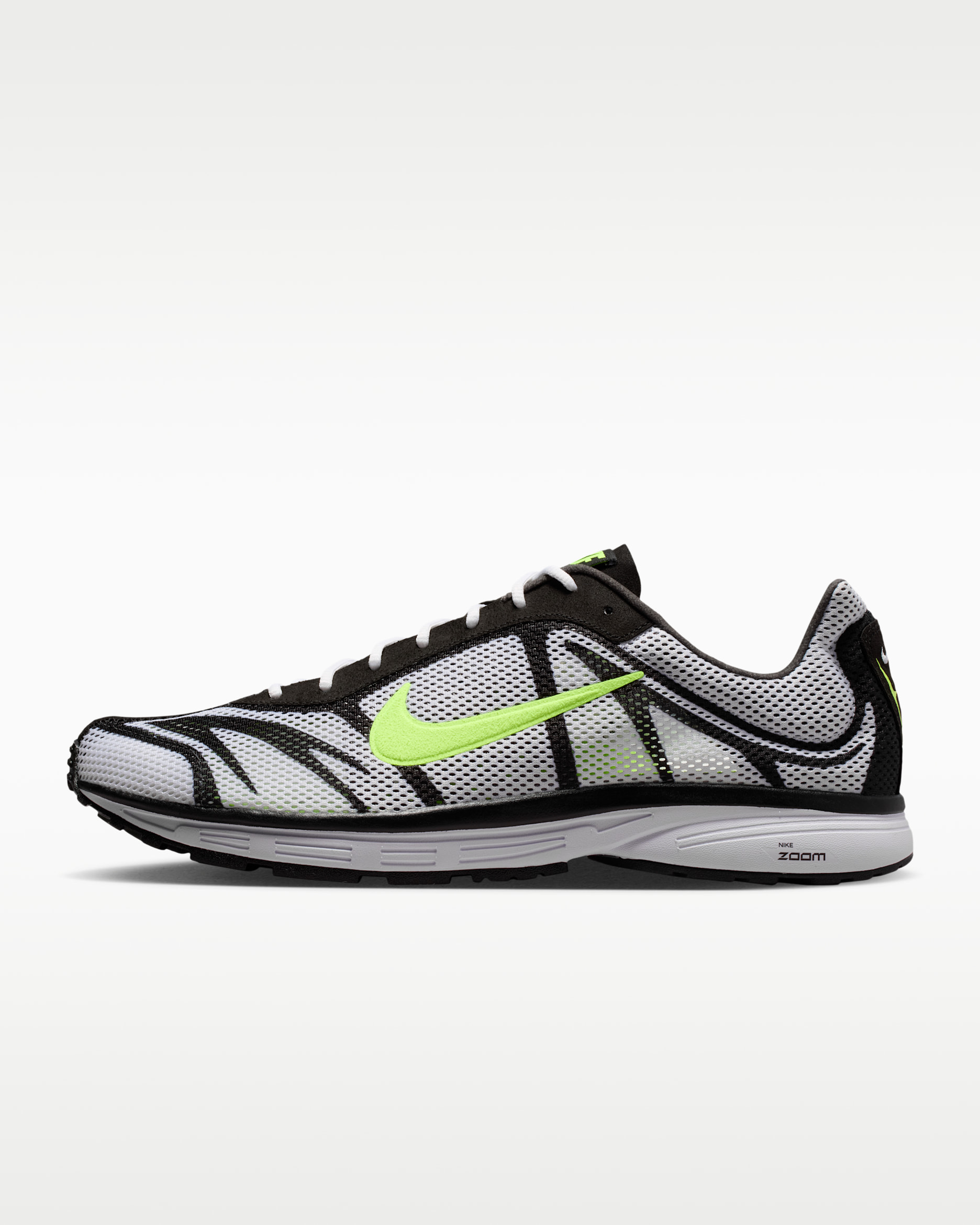 Nike Zoom Streak 3 — White/Flat Pewter/Black/Volt