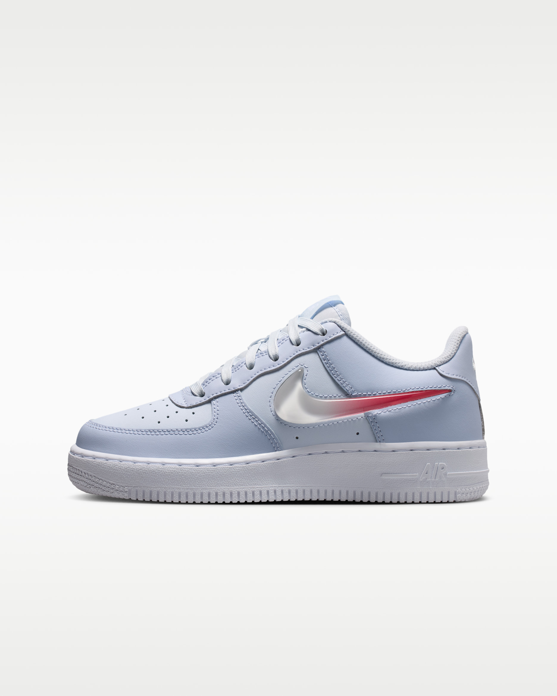 Nike Air Force 1 — Football Grey/Ghost/White/Tropical Pink