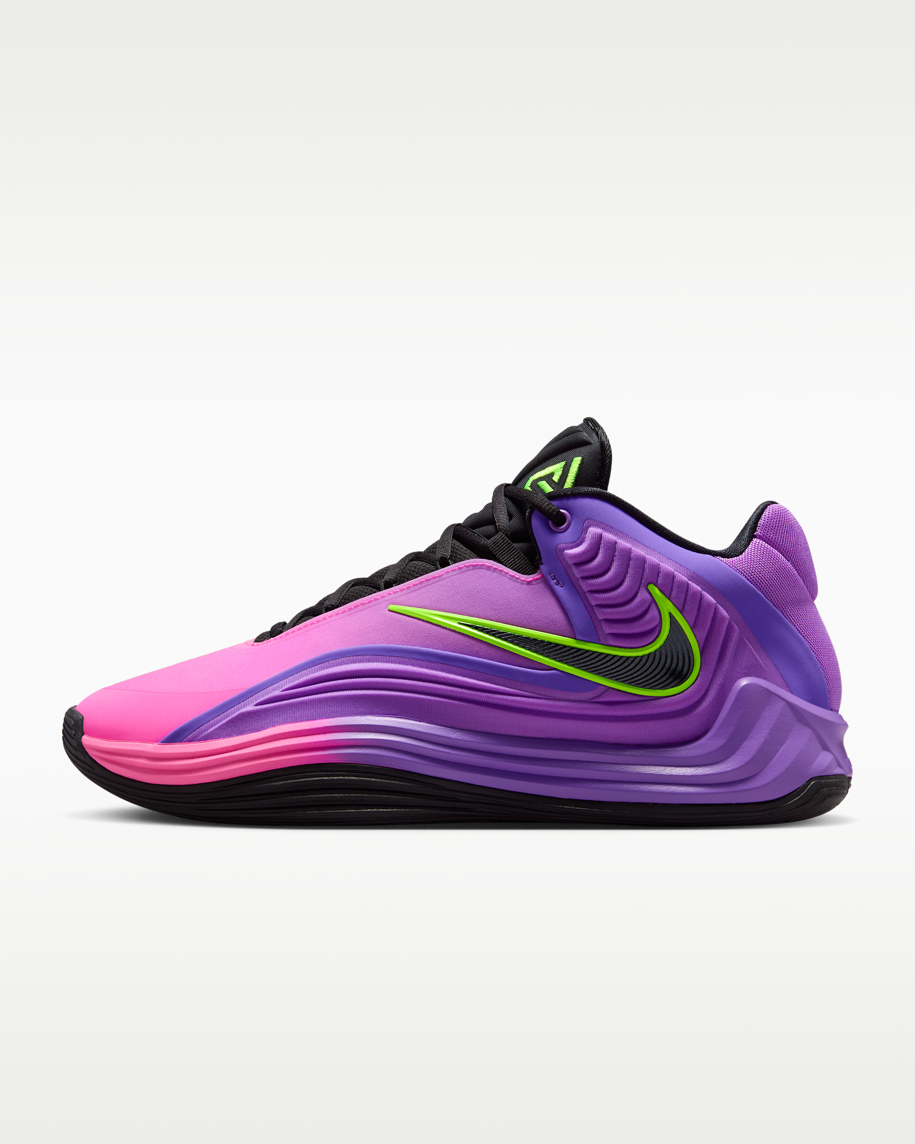Giannis Freak 7 'Fade' — Bright Violet/Pink Glow/Volt/Black