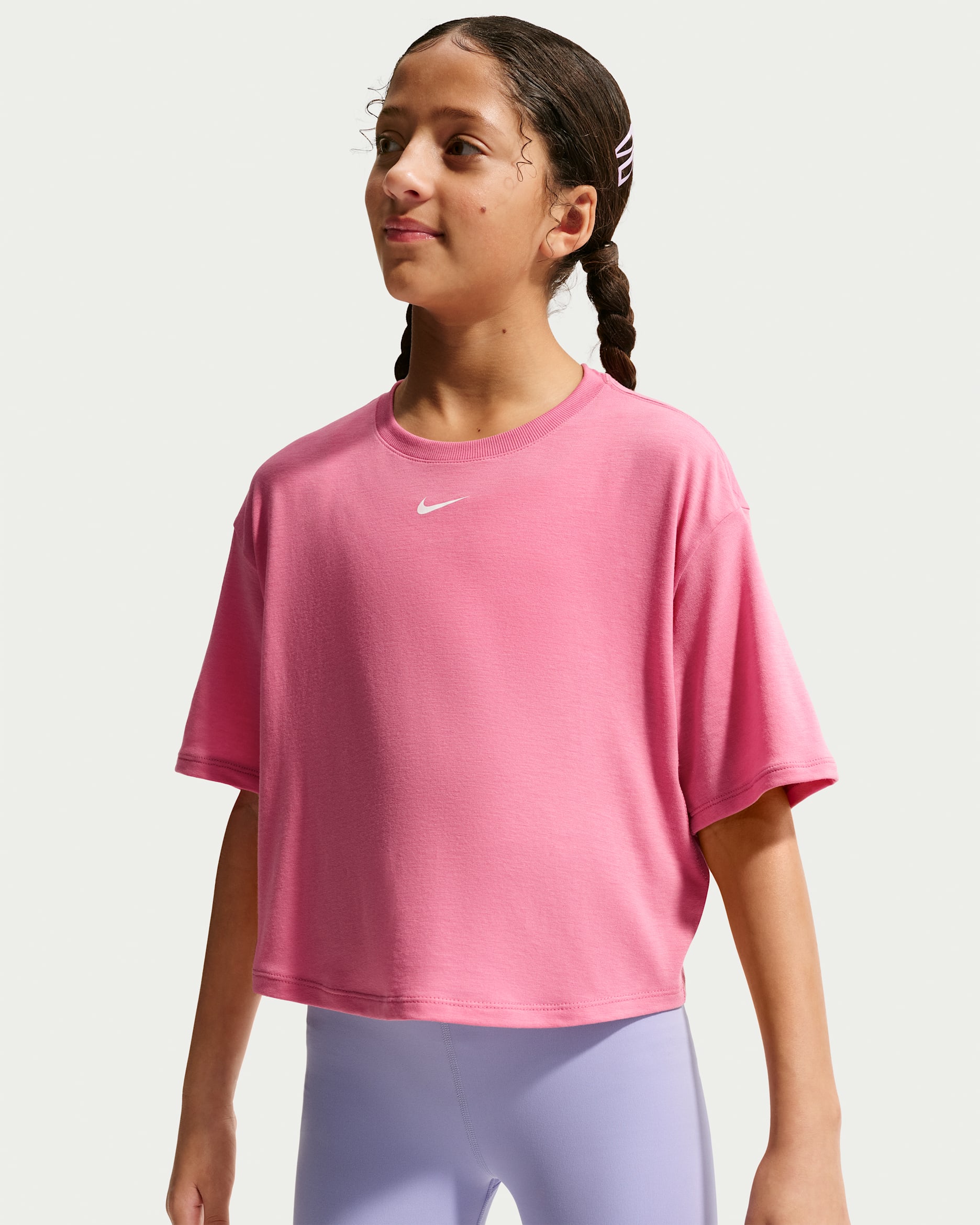Nike One Relaxed — Peony/White