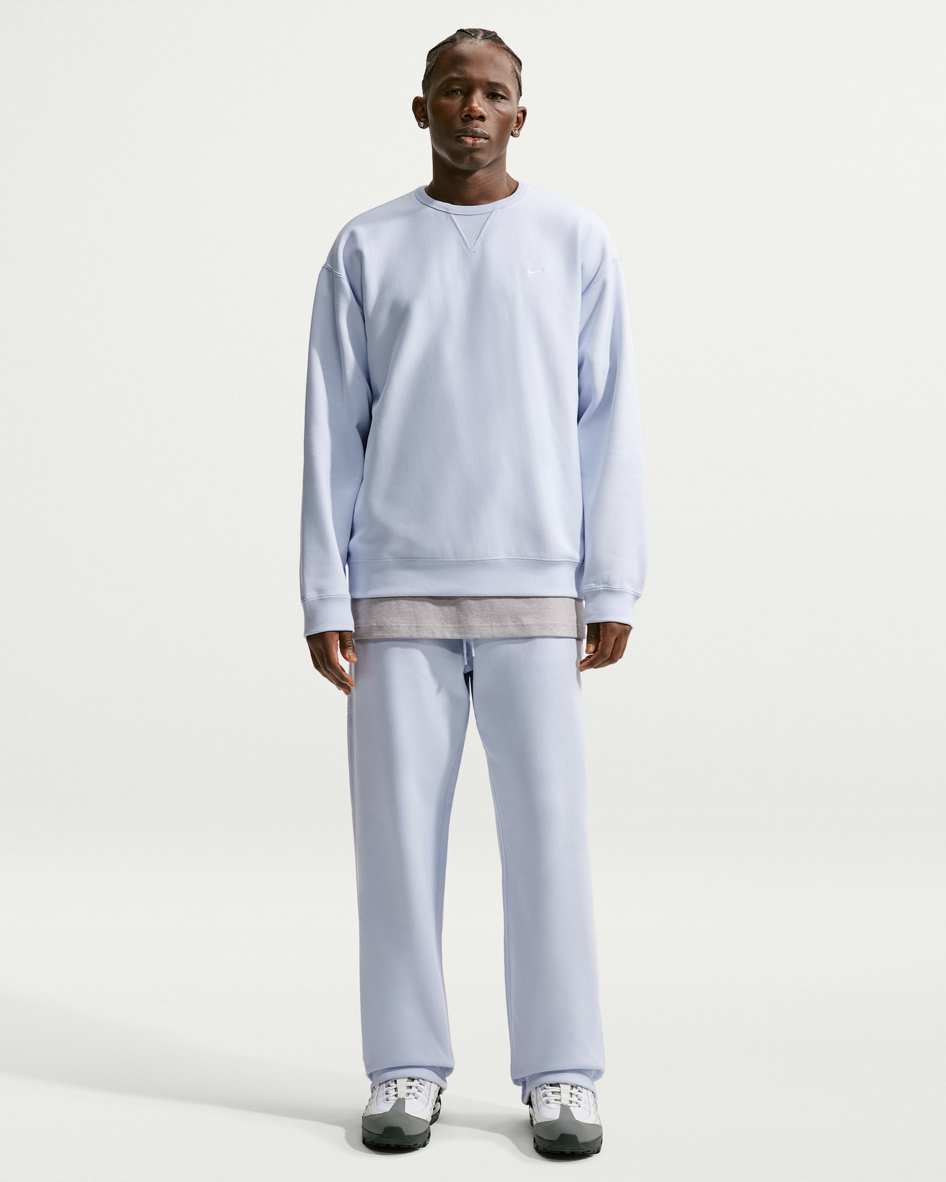 Nike Solo Swoosh — Football Grey/Football Grey/White