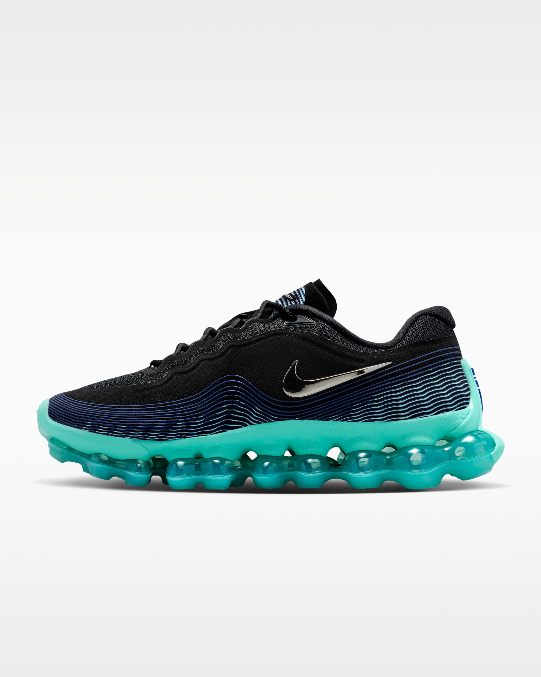 Nike Air Liquid Max — Black/Radiant Blue/Aurora Green/Chrome