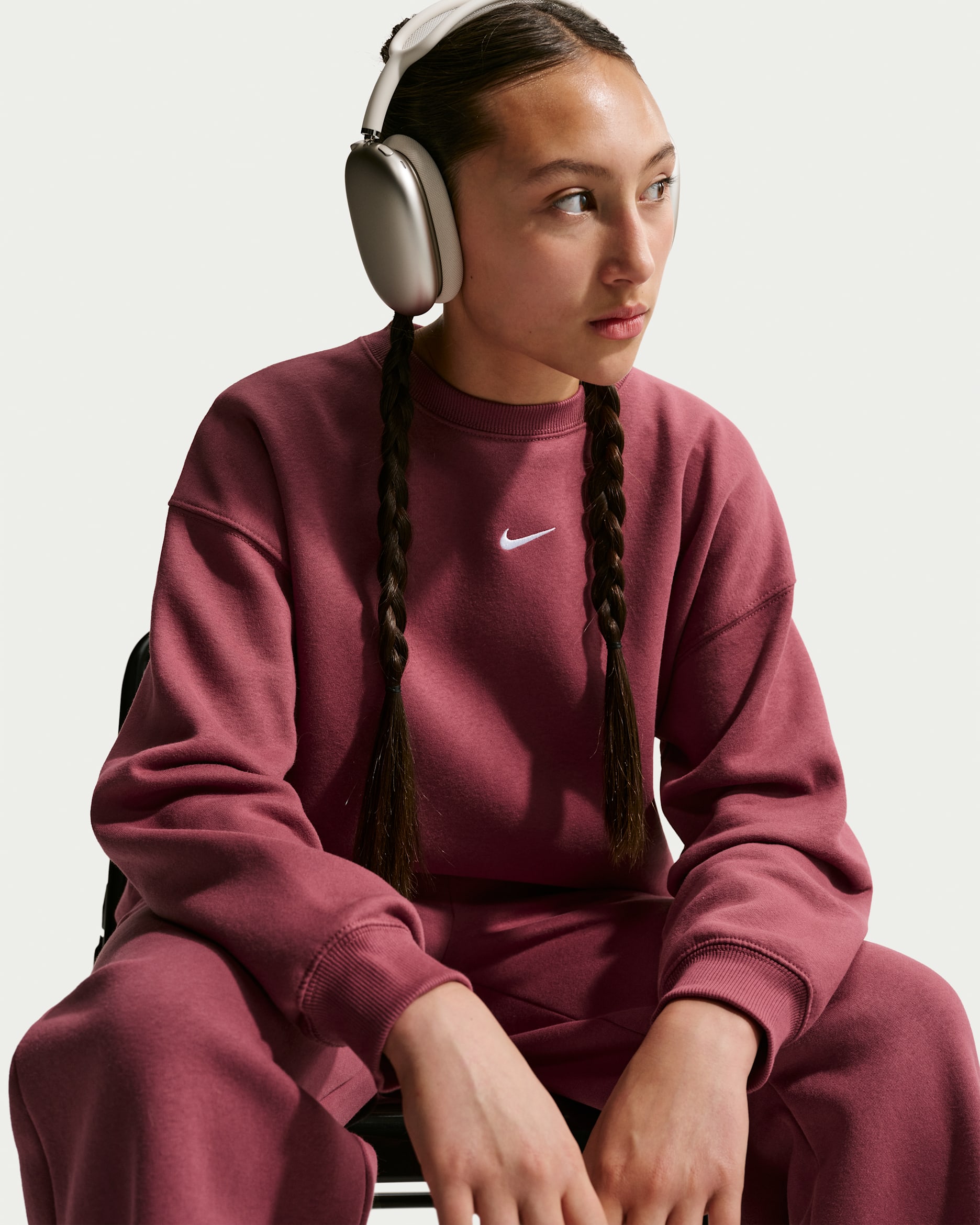 Nike Sportswear Studio — Pink Smoke/White