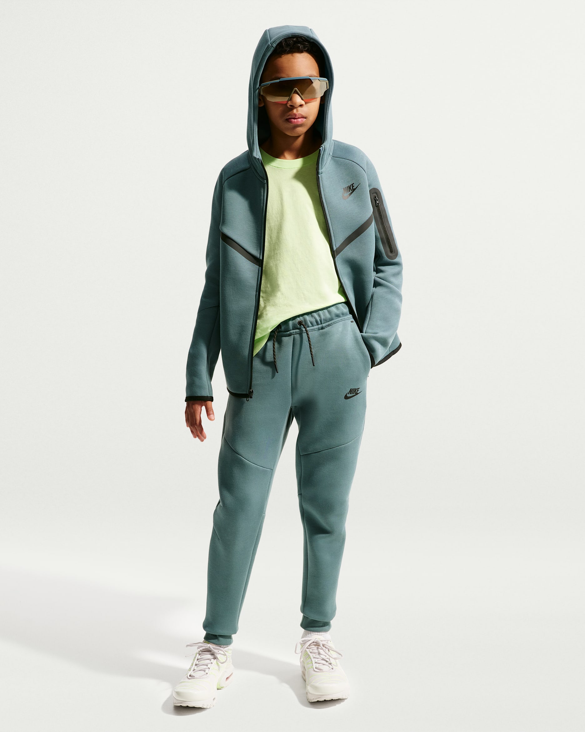 Nike Sportswear Tech Fleece — Mineral Slate/Black/Black