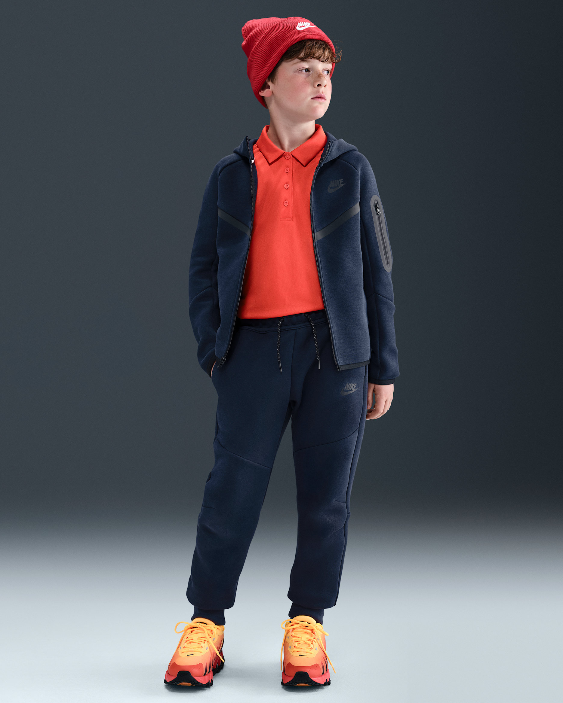 Nike Sportswear Tech Fleece — Obsidian/Black/Black