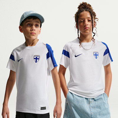 Finland 2026 Stadium Away — White/Hyper Blue