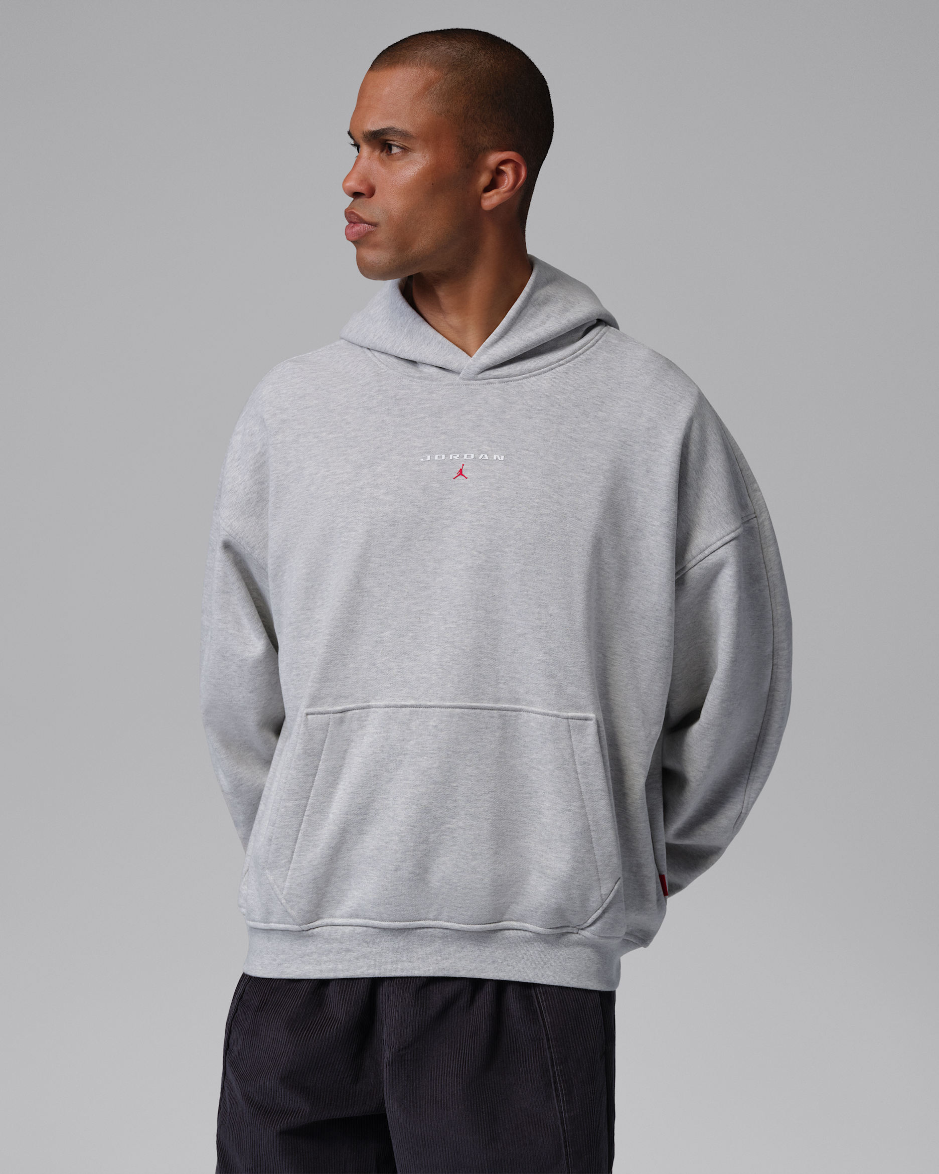 Jordan Flight Fleece — Grey Heather