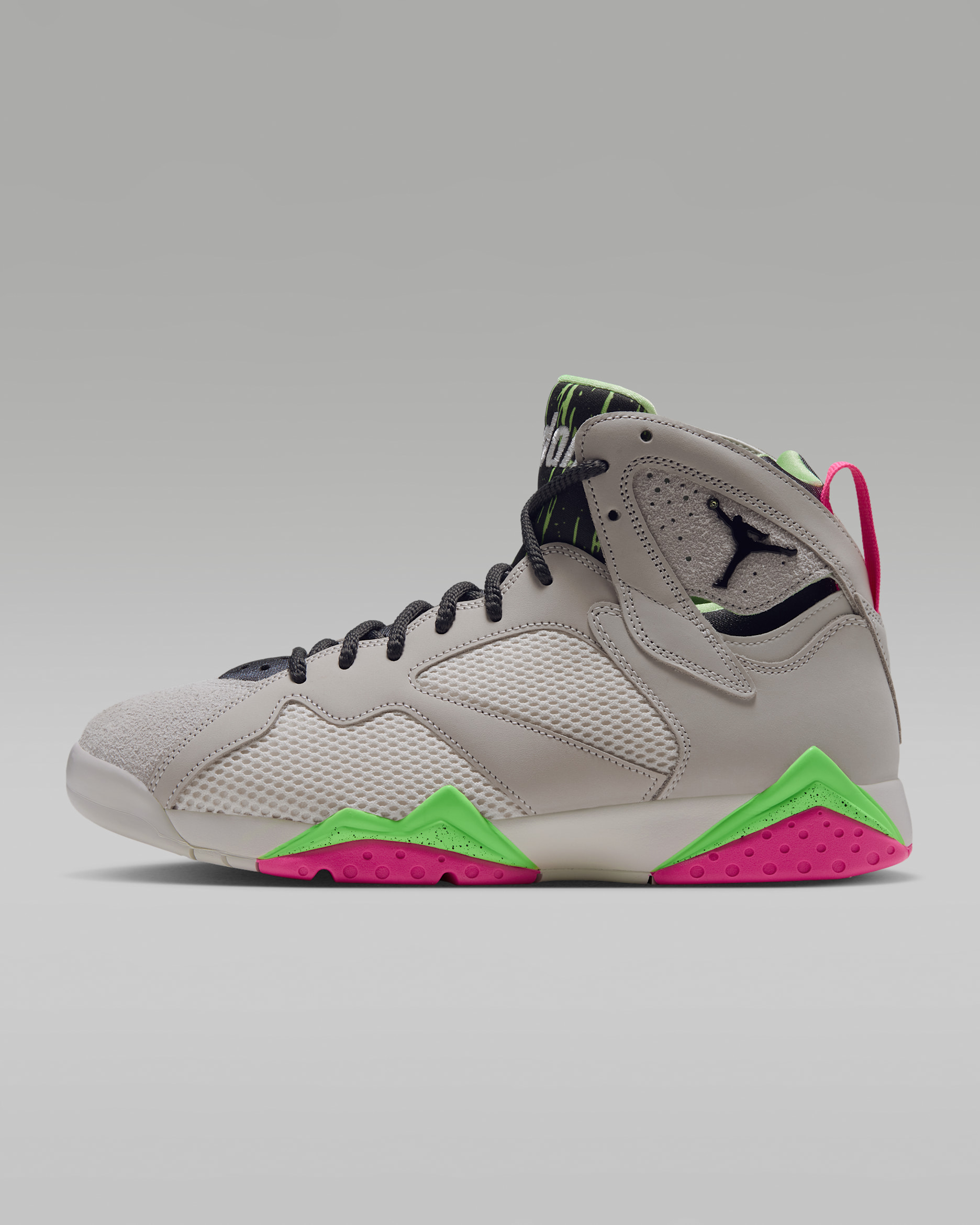 Air Jordan 7 Retro 'Tennis Day' — Phantom/Lime Blast/Pink Blast/Anthracite