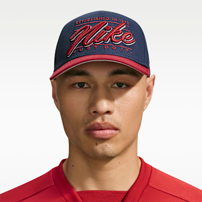 Nike Rise — Midnight Navy/Tough Red/Light Smoke Grey/Metallic Silver