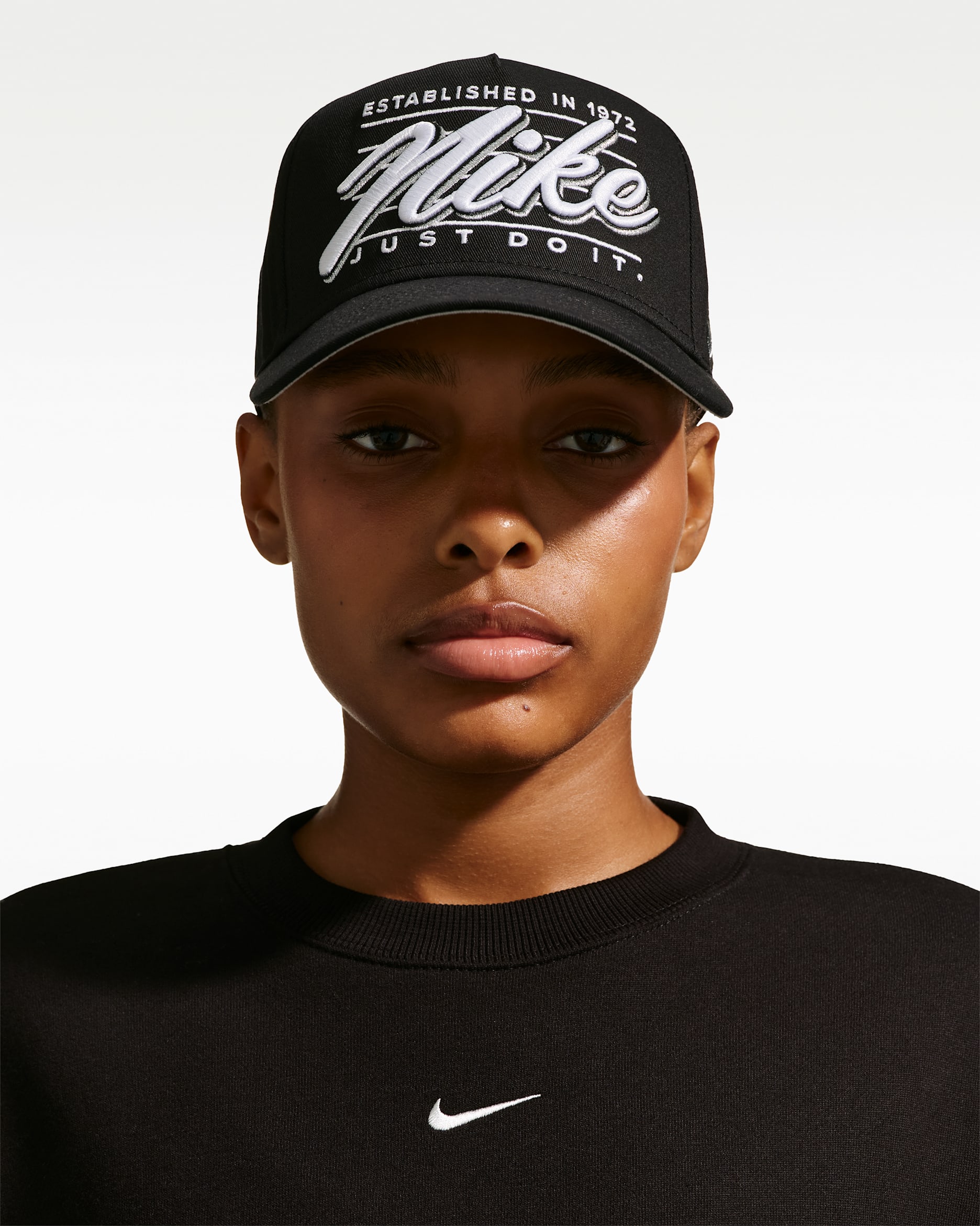 Nike Rise — Black/Black/Light Smoke Grey/Metallic Silver