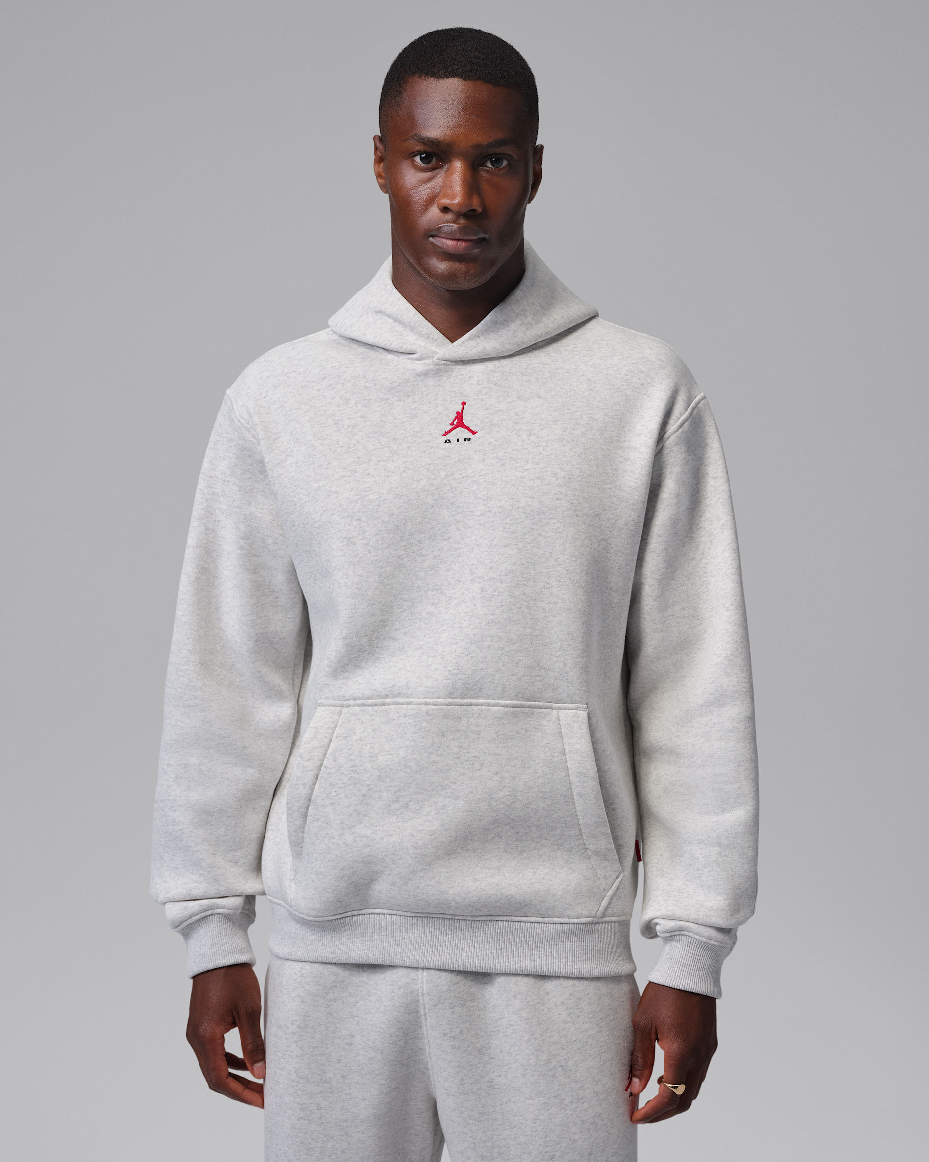 Jordan Brooklyn — Neutral Grey/Heather/University Red