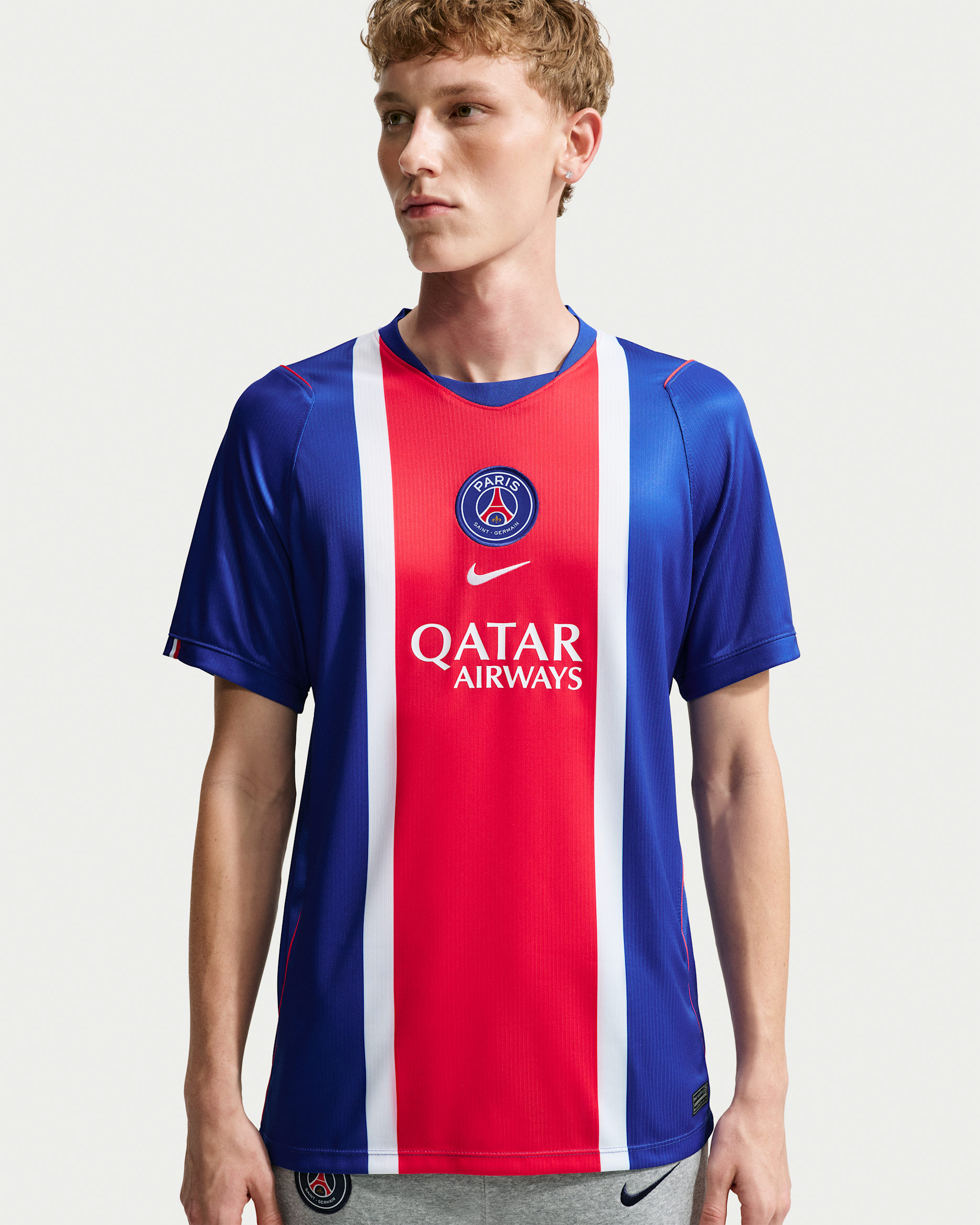 Paris Saint-Germain 2026/27 Stadium Home — Old Royal/White/University Red/White