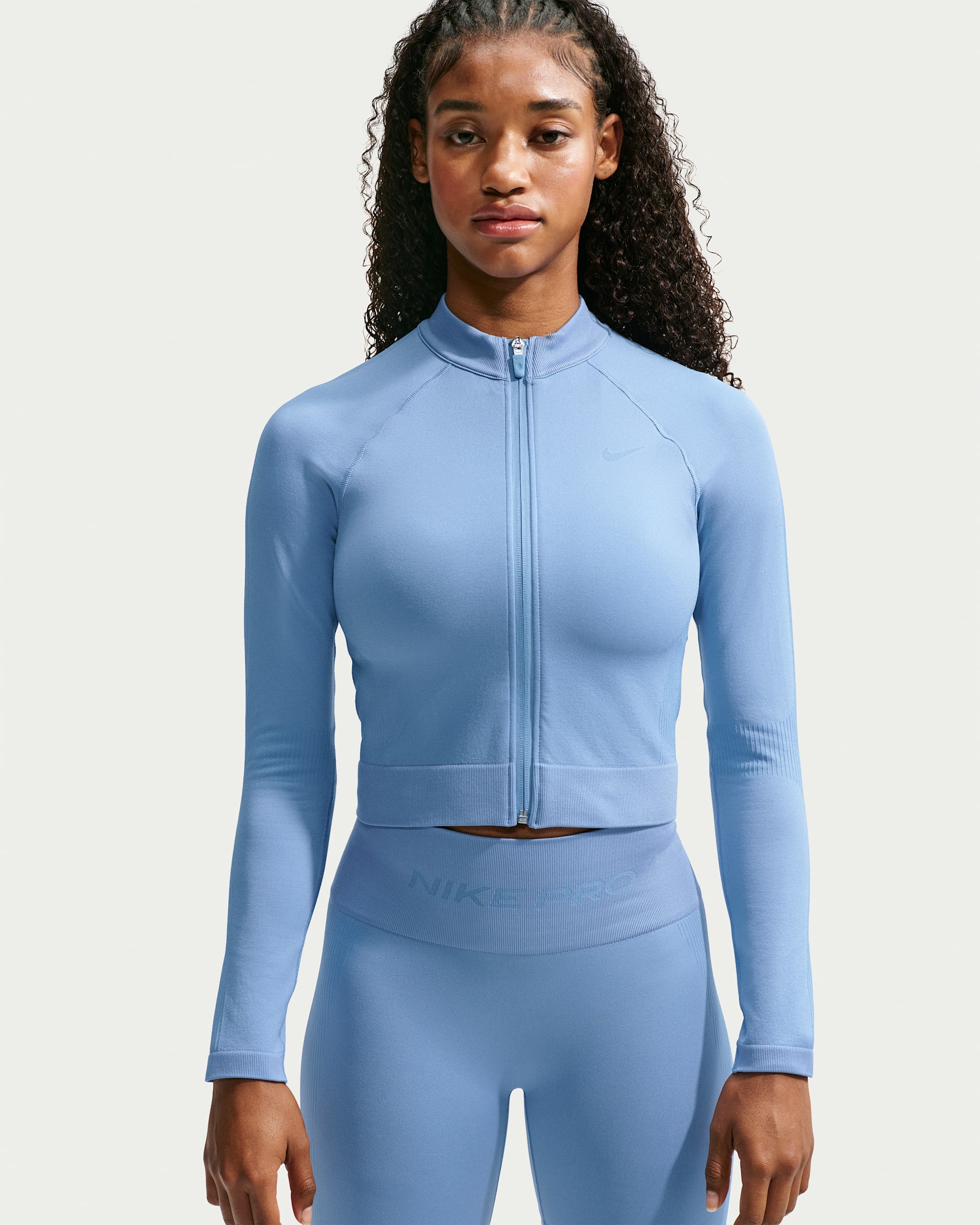 Nike Pro Seamless — Work Blue