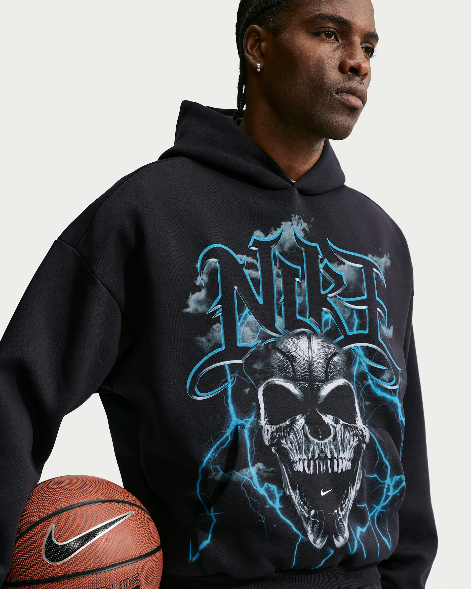 Nike Standard Issue — Black/Light Current Blue/Pale Ivory