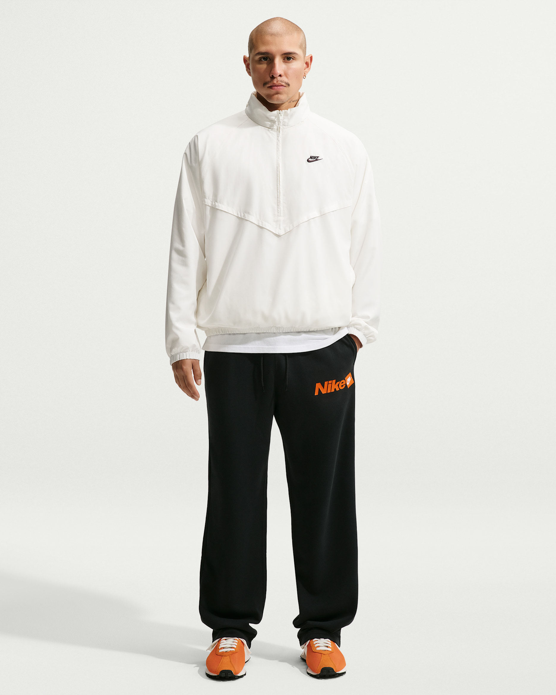 Nike Club — Black/Black/White
