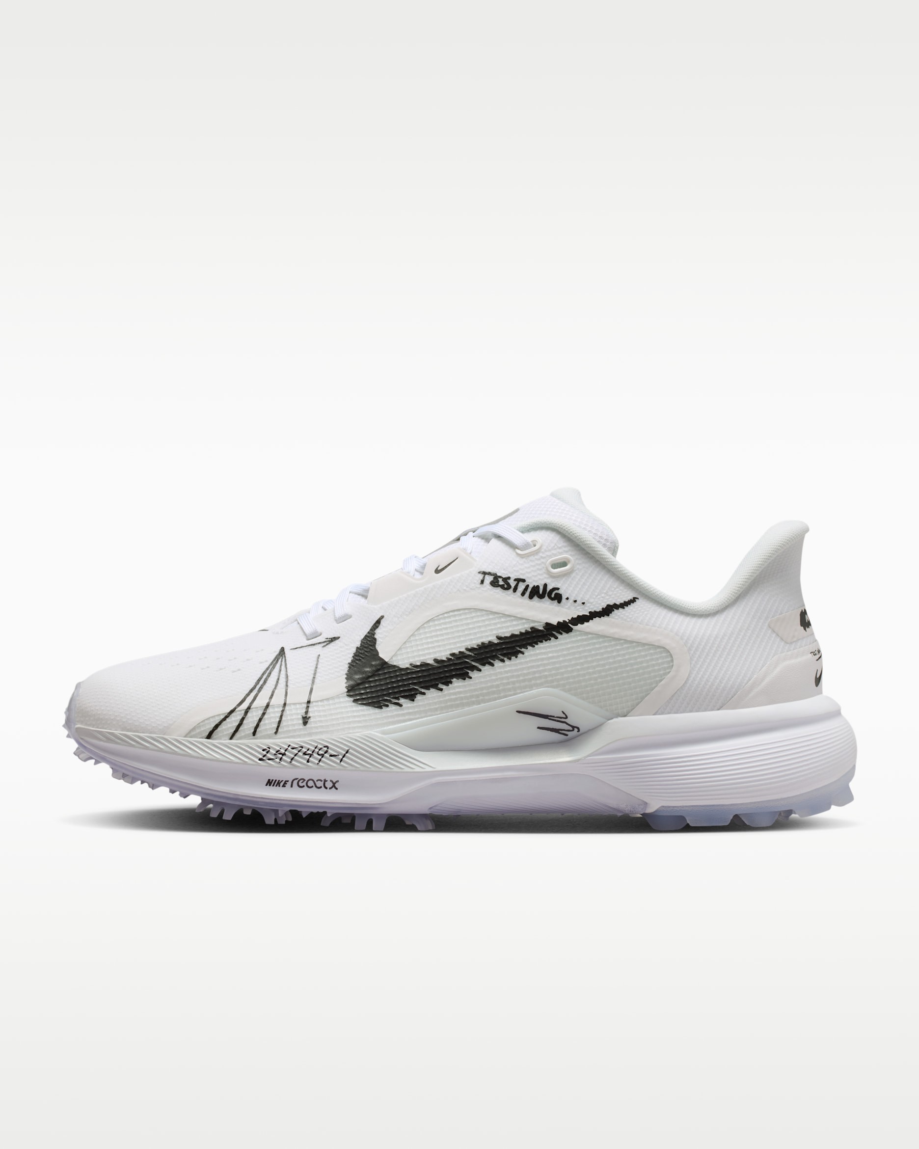 Nike Pegasus 1 — White/Summit White/Metallic Silver/Black