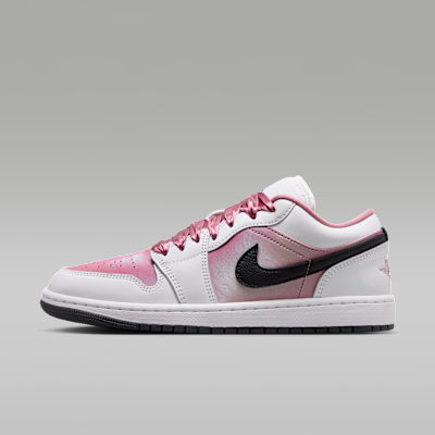 Air Jordan 1 Low SE — White/Black/Desert Berry