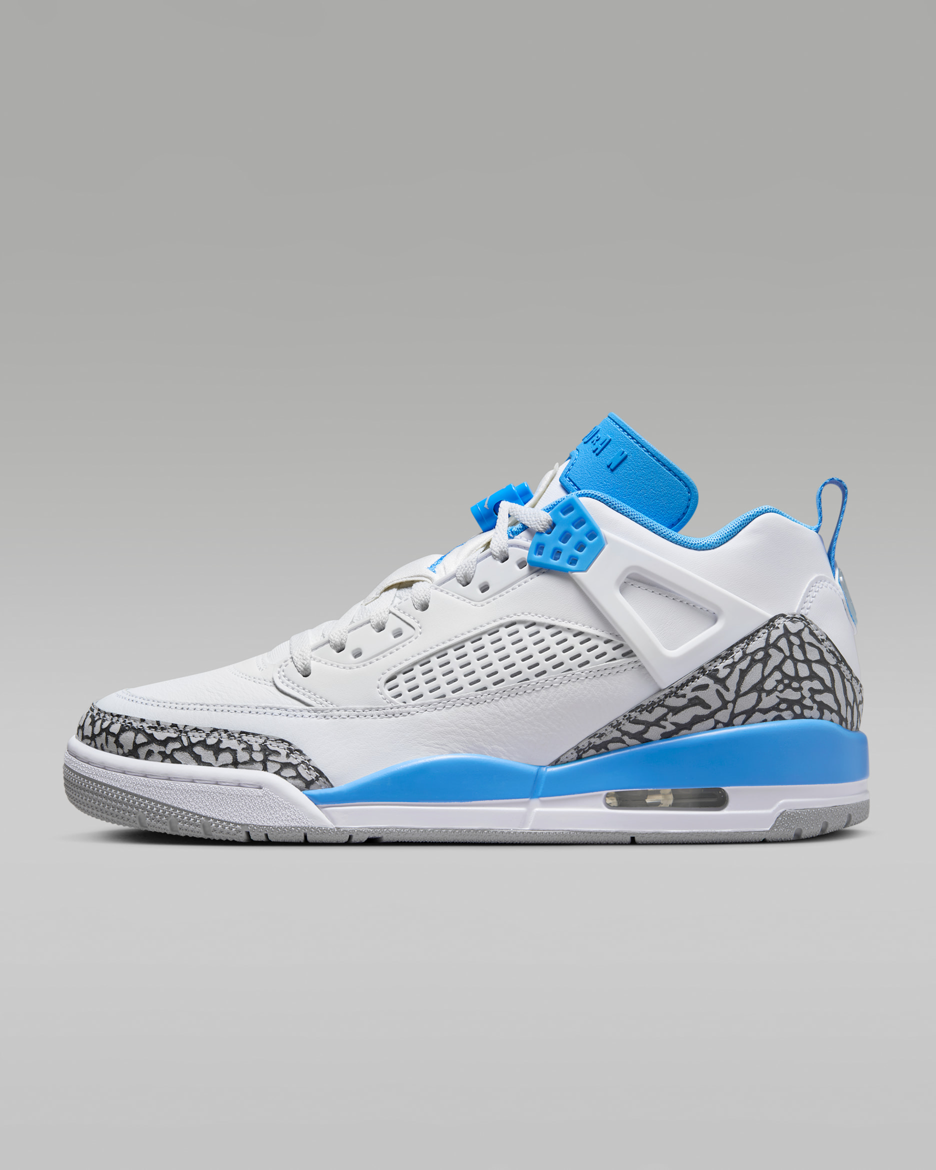 Jordan Spizike Low — White/Wolf Grey/Anthracite/University Blue