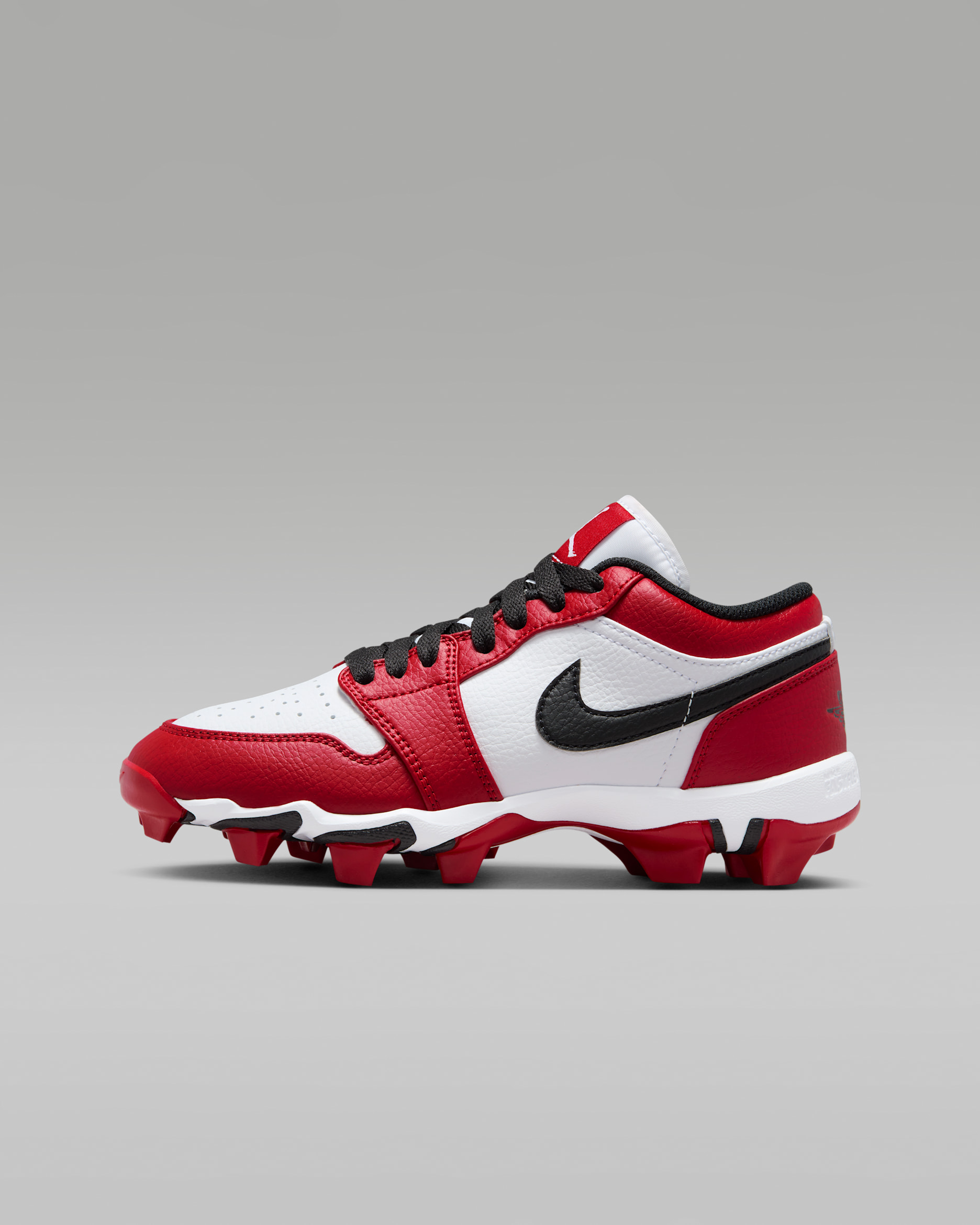 Jordan 1 Low — White/Gym Red/Black