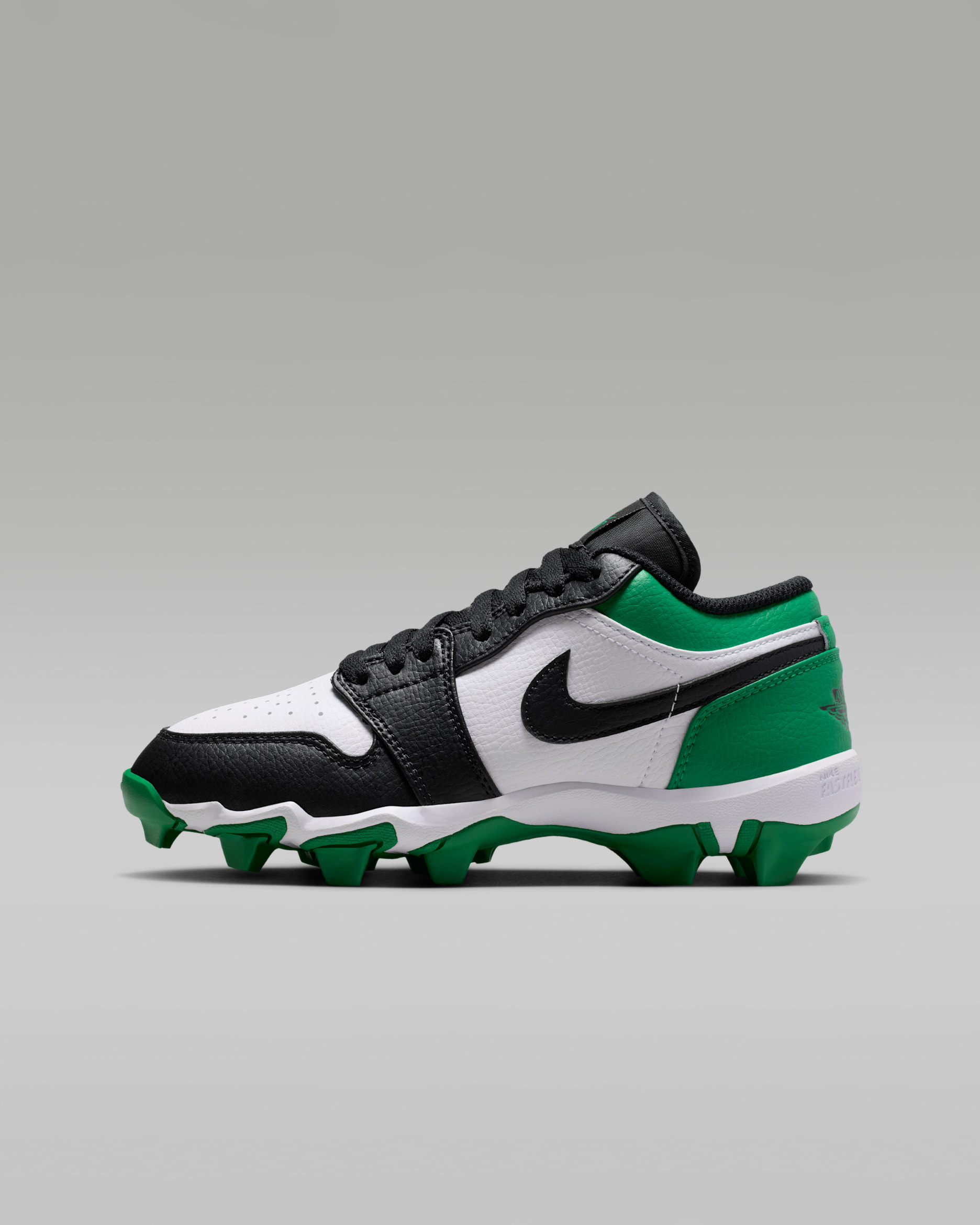 Jordan 1 Low — Black/Lucky Green