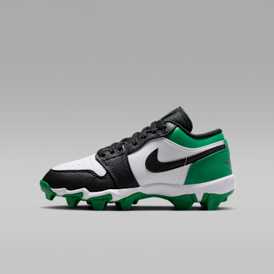 Jordan 1 Low — Black/Lucky Green