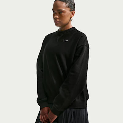 Nike Studio Fleece Heavyweight — Total Black/Sail