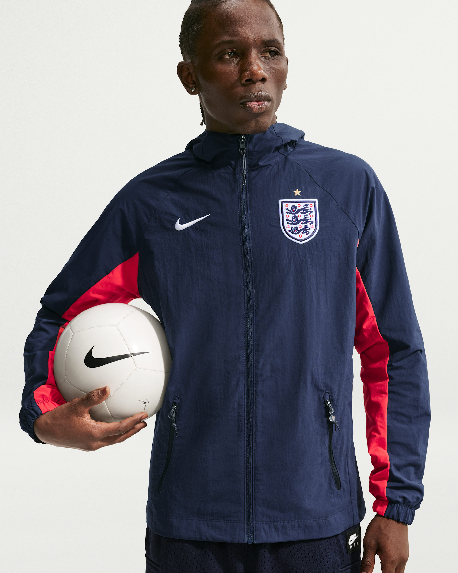 England AWF — Obsidian/Speed Red/White