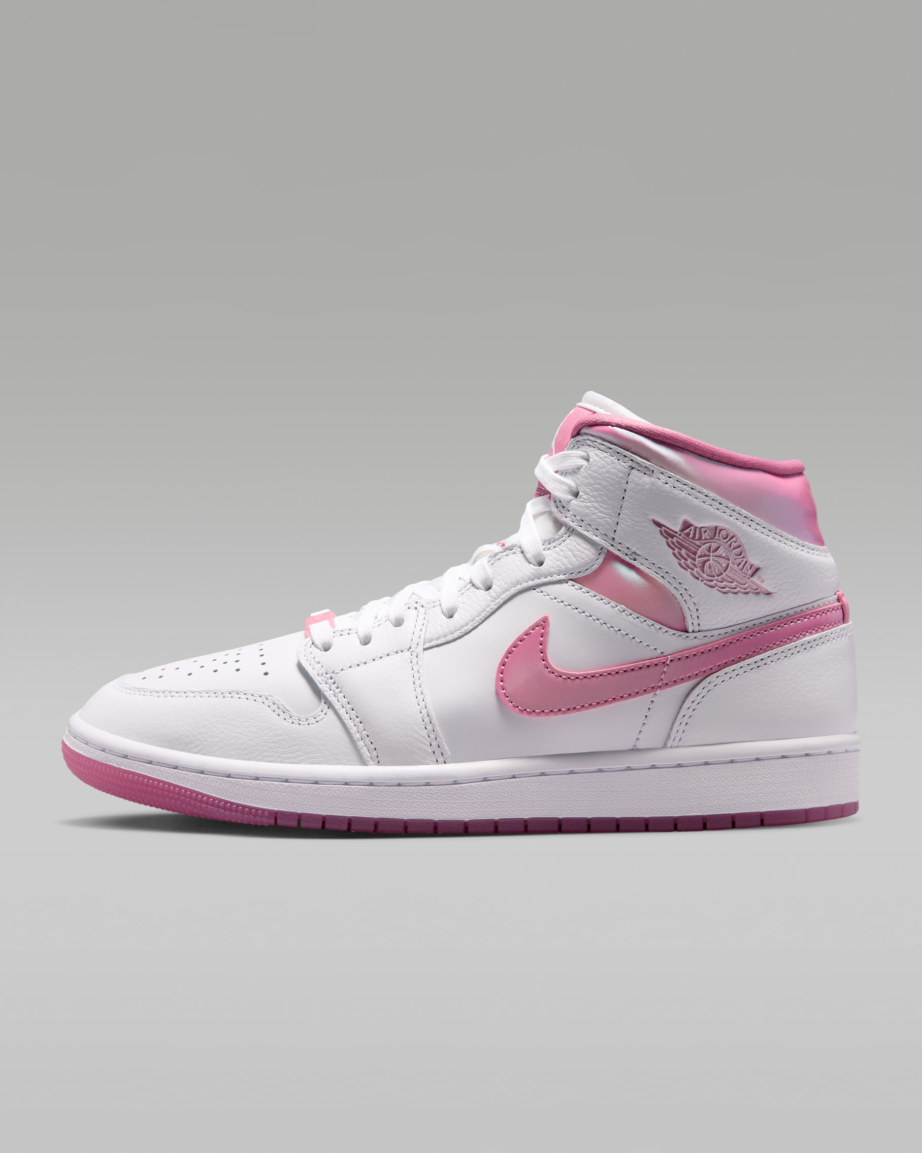 Air Jordan 1 Mid SE — White/Desert Berry