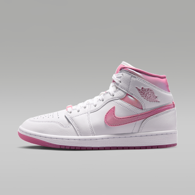 Air Jordan 1 Mid SE — White/Desert Berry