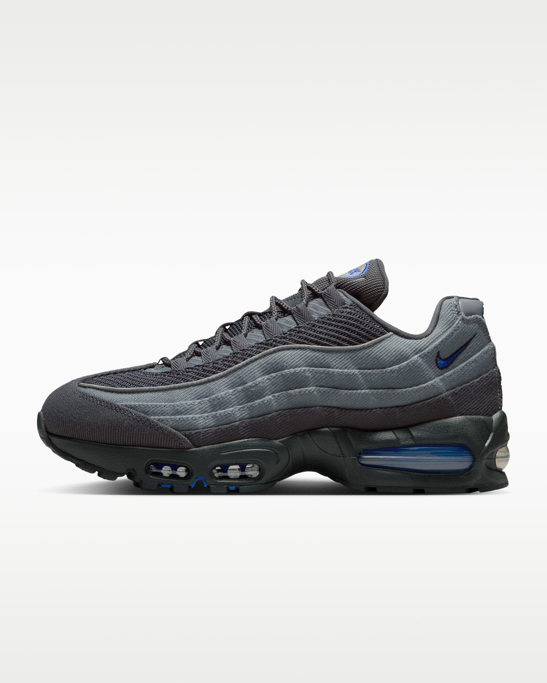 Nike Air Max 95 Big Bubble — Smoke Grey/Anthracite/Black/Racer Blue