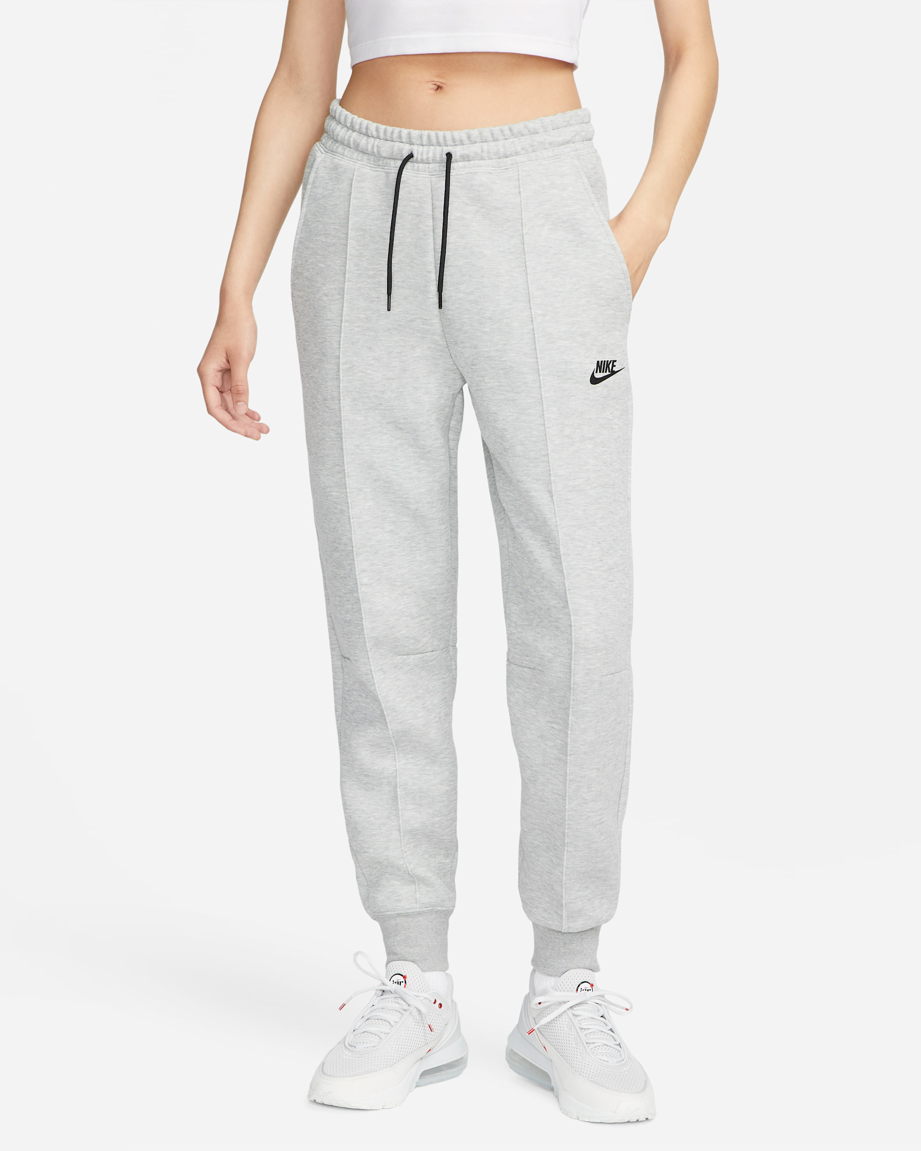 Nike Sportswear Tech Fleece — Dark Grey Heather/Black