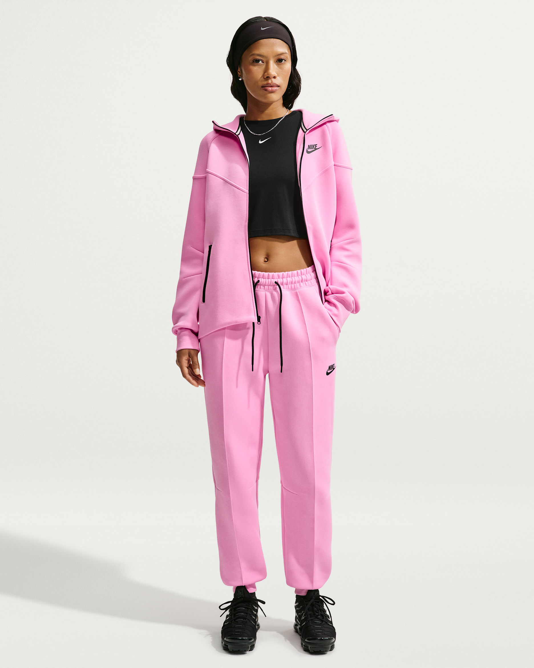 Nike Sportswear Tech Fleece — Pink Rise/Black