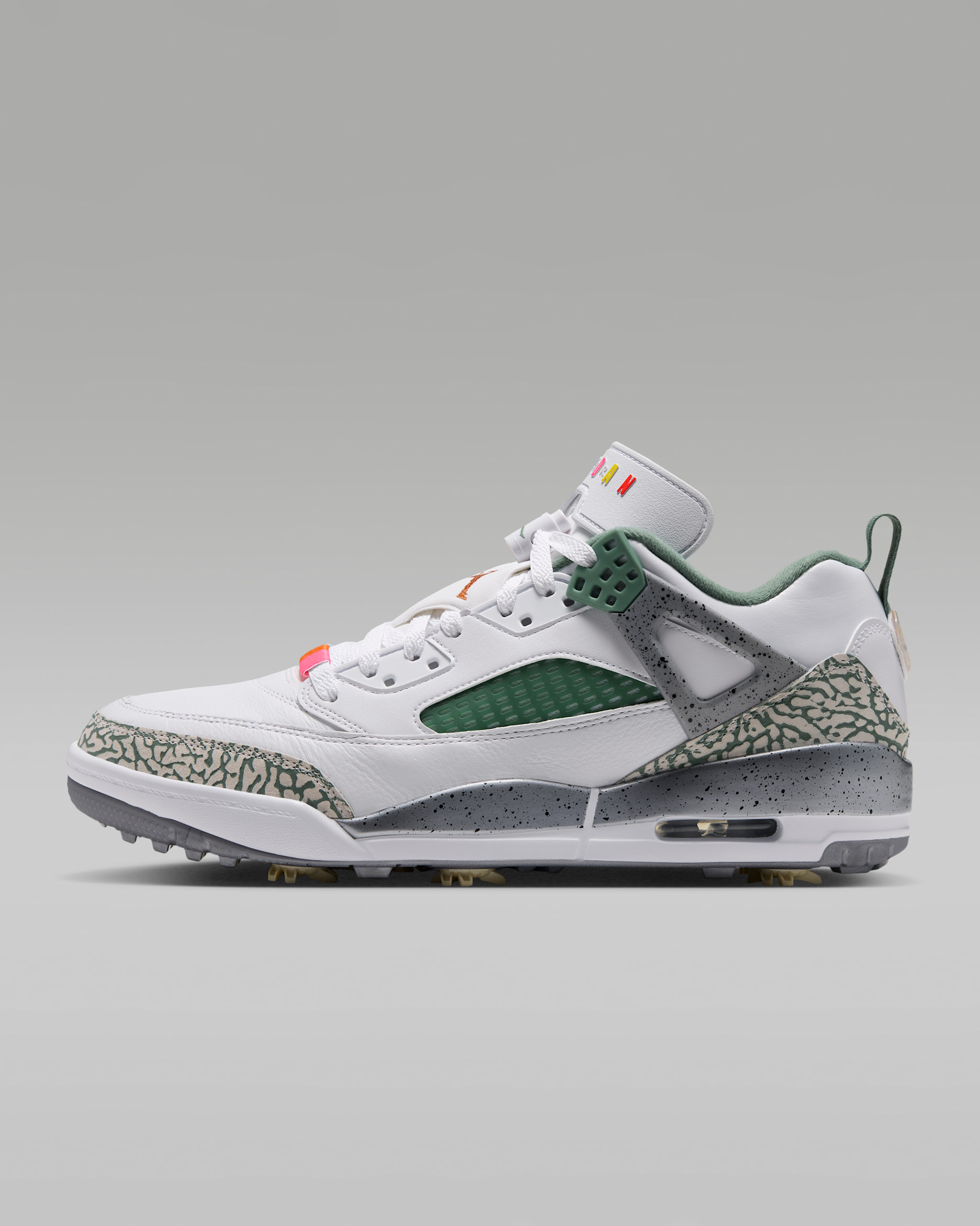 Jordan Spizike G — White/Dutch Green/Light Khaki/Dark Russet