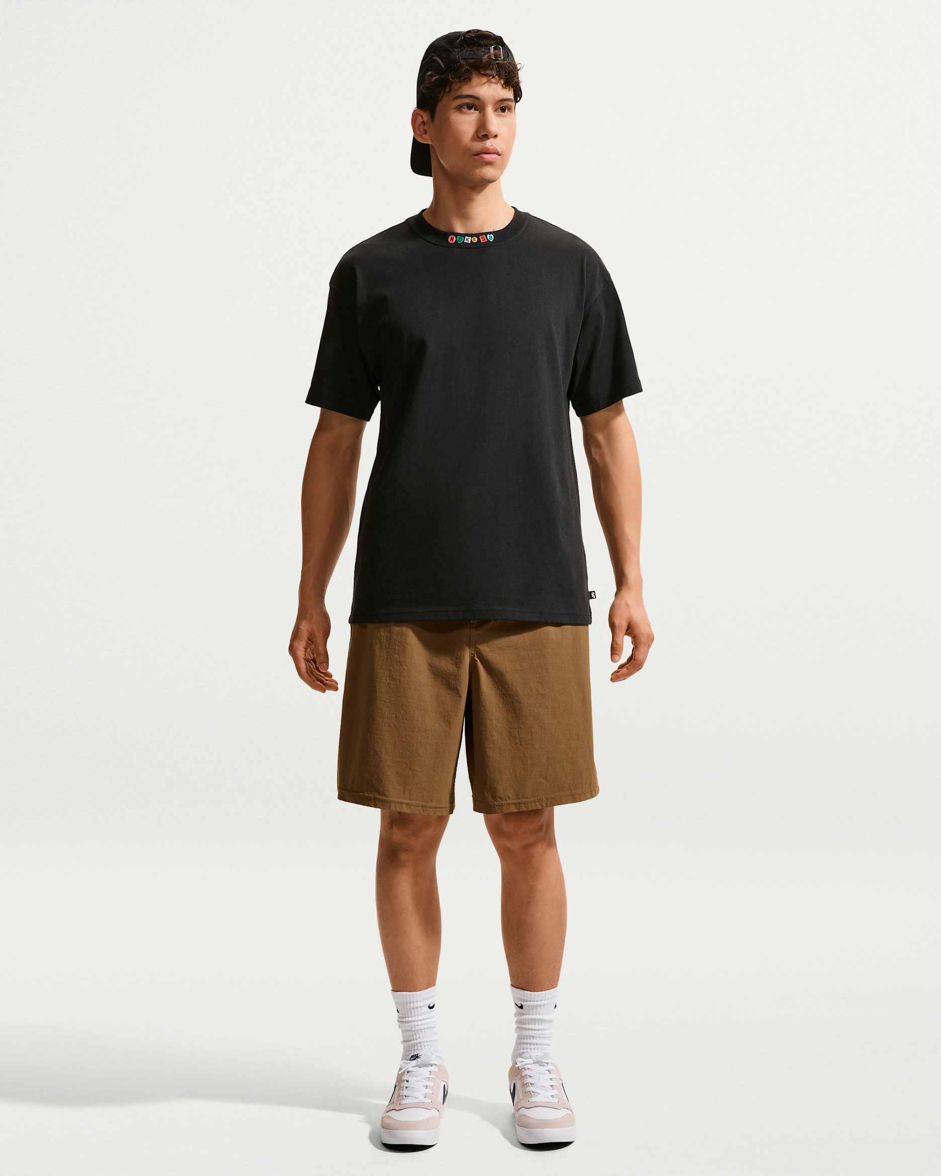 Nike SB — Mosswood Brown/White
