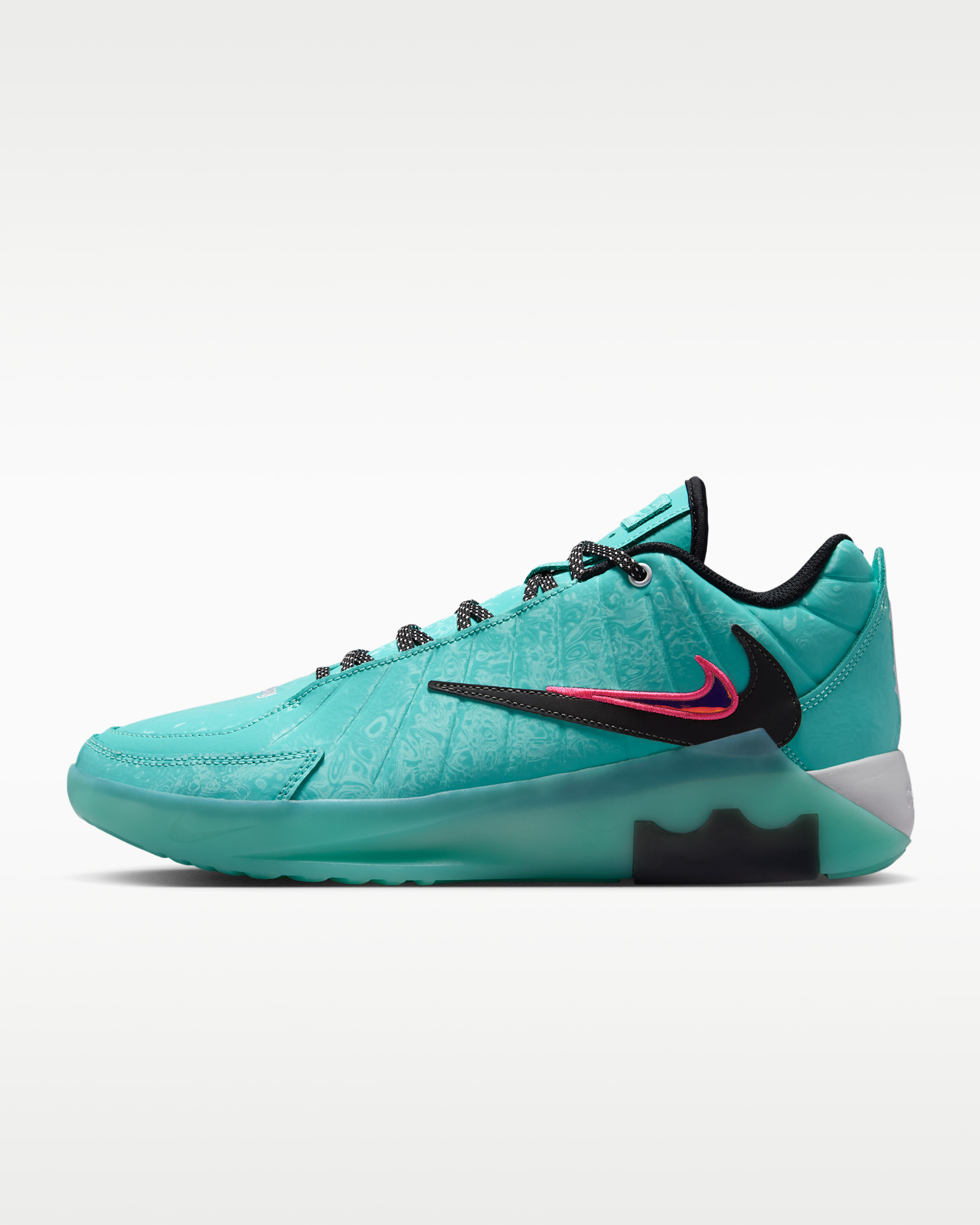 LeBron Witness 9 — Aurora Green/Football Grey/White/Black