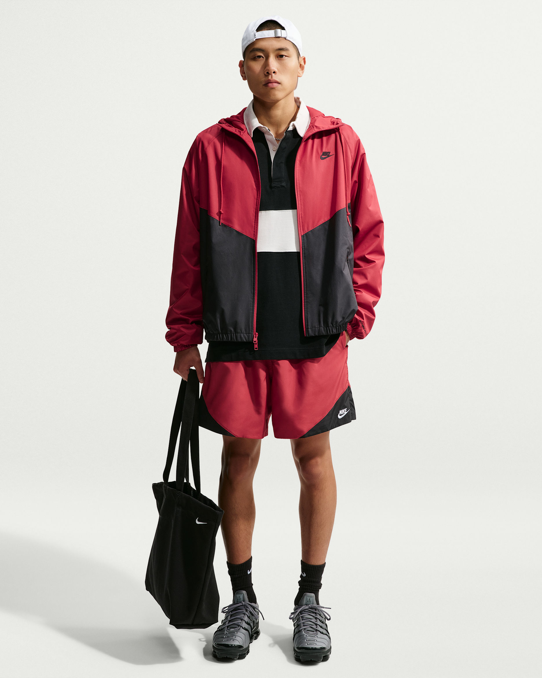 Nike Windrunner — Tough Red/Black/White