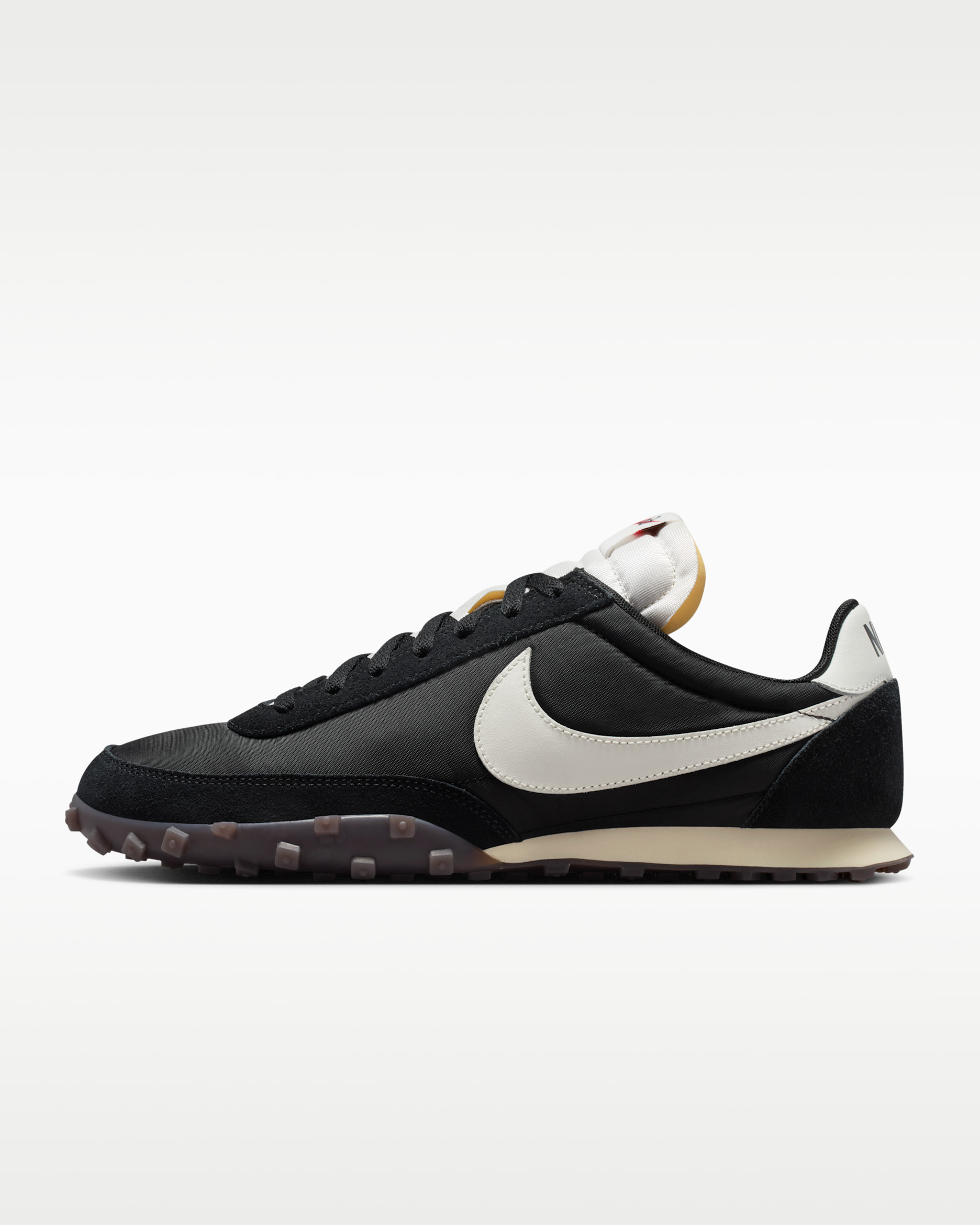 Nike Waffle Racer — Black/Coconut Milk/Gum Dark Brown/Sail