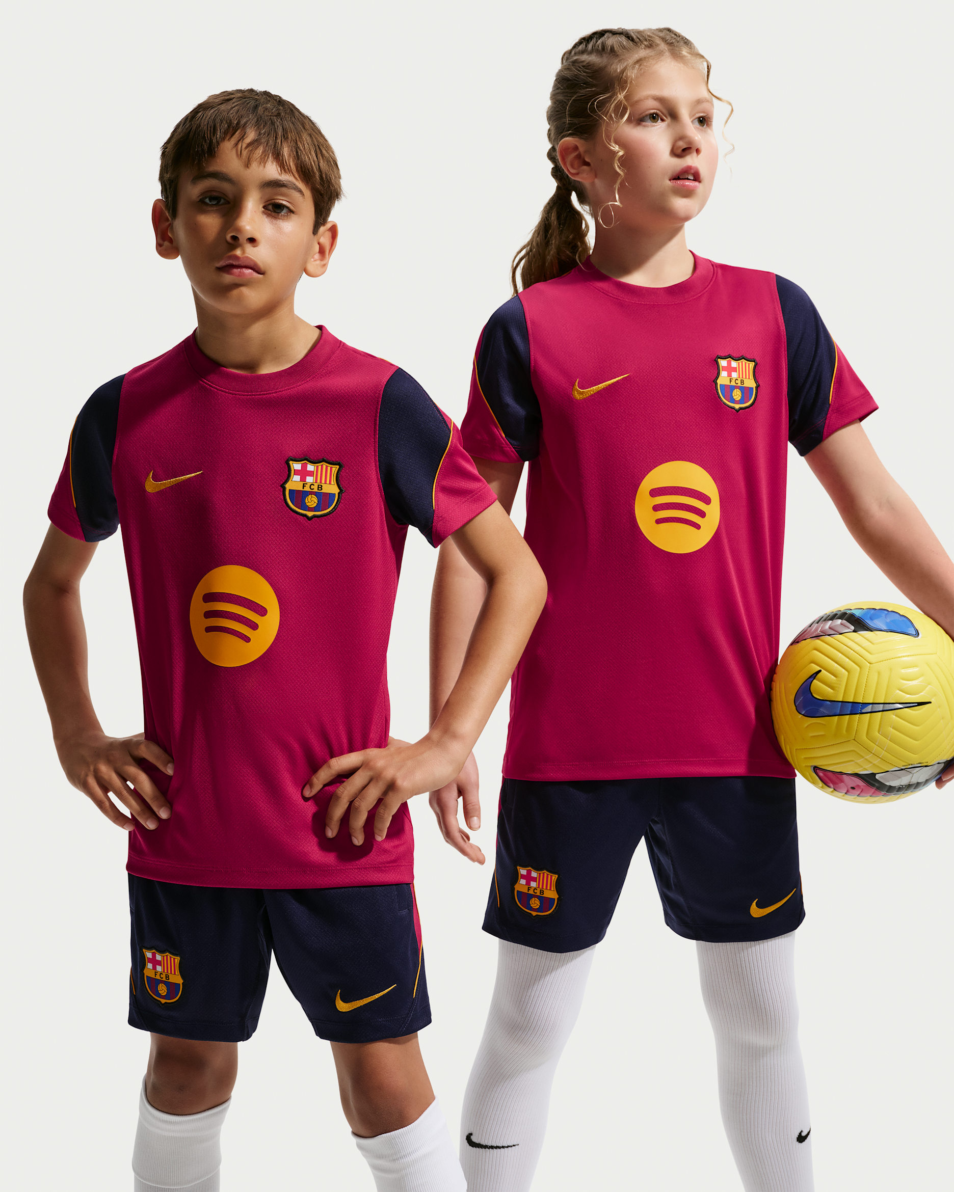 F.C. Barcelona Strike — Noble Red/Blackened Blue/Noble Red/Mineral Yellow
