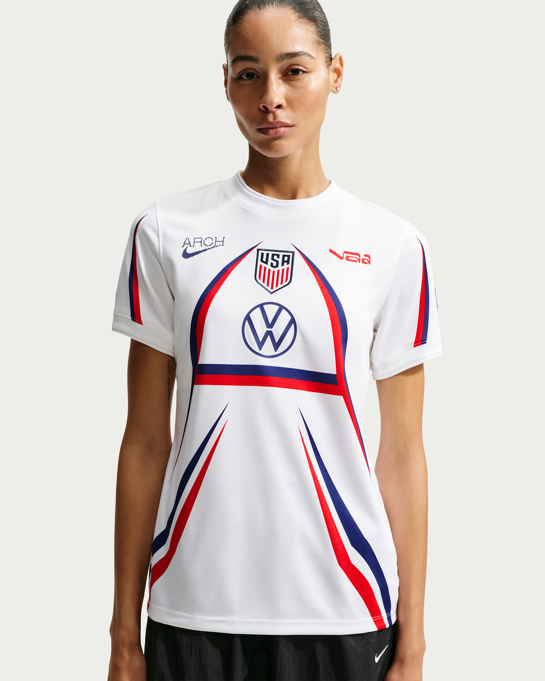 USA x V.A.A. — White/Deep Royal Blue