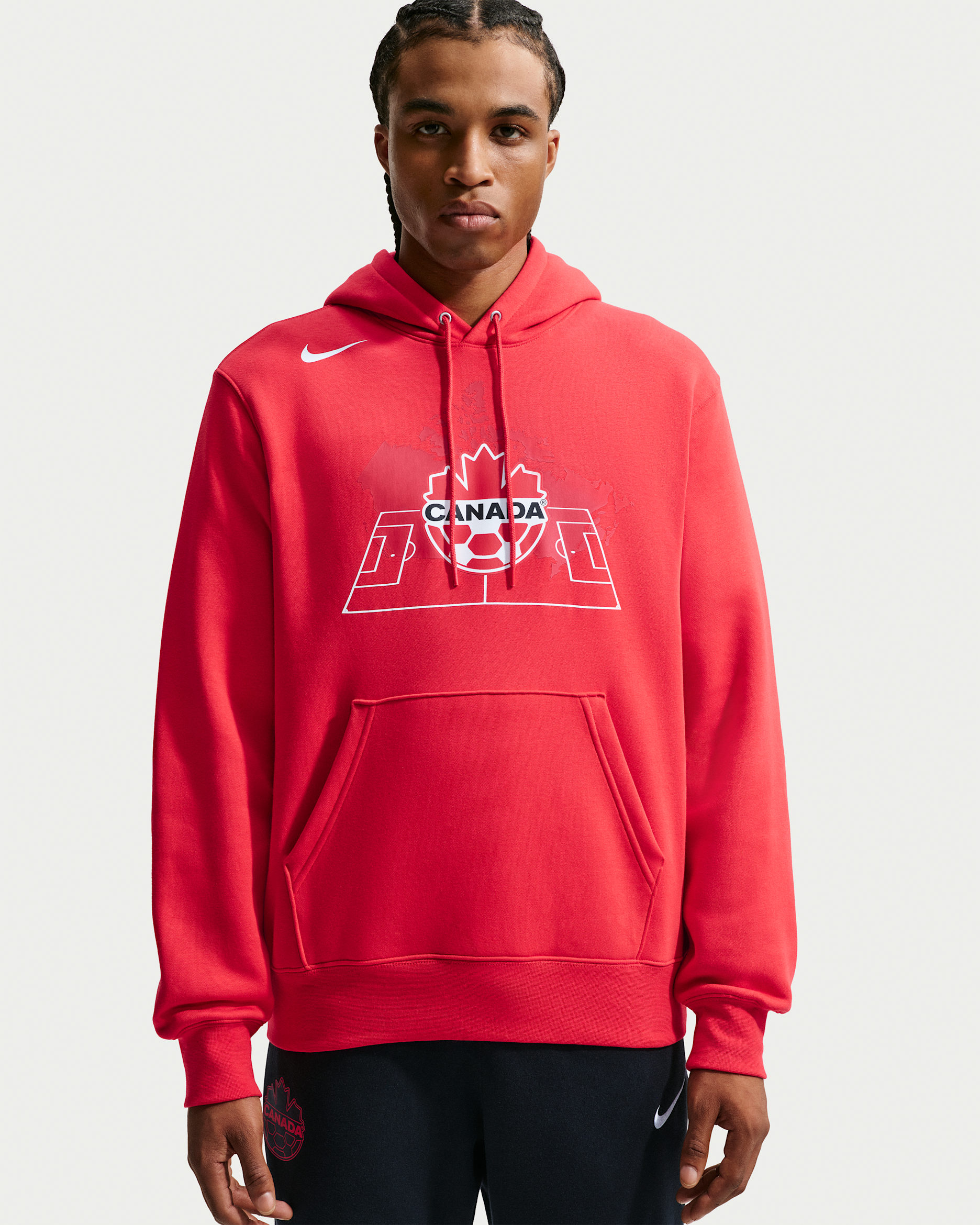 Canada Club Fleece — University Red