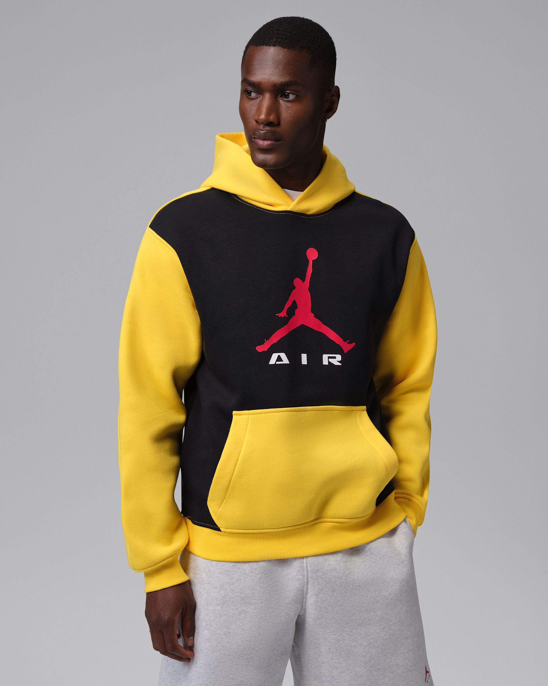 Jordan Brooklyn — Black/Tour Yellow/University Red