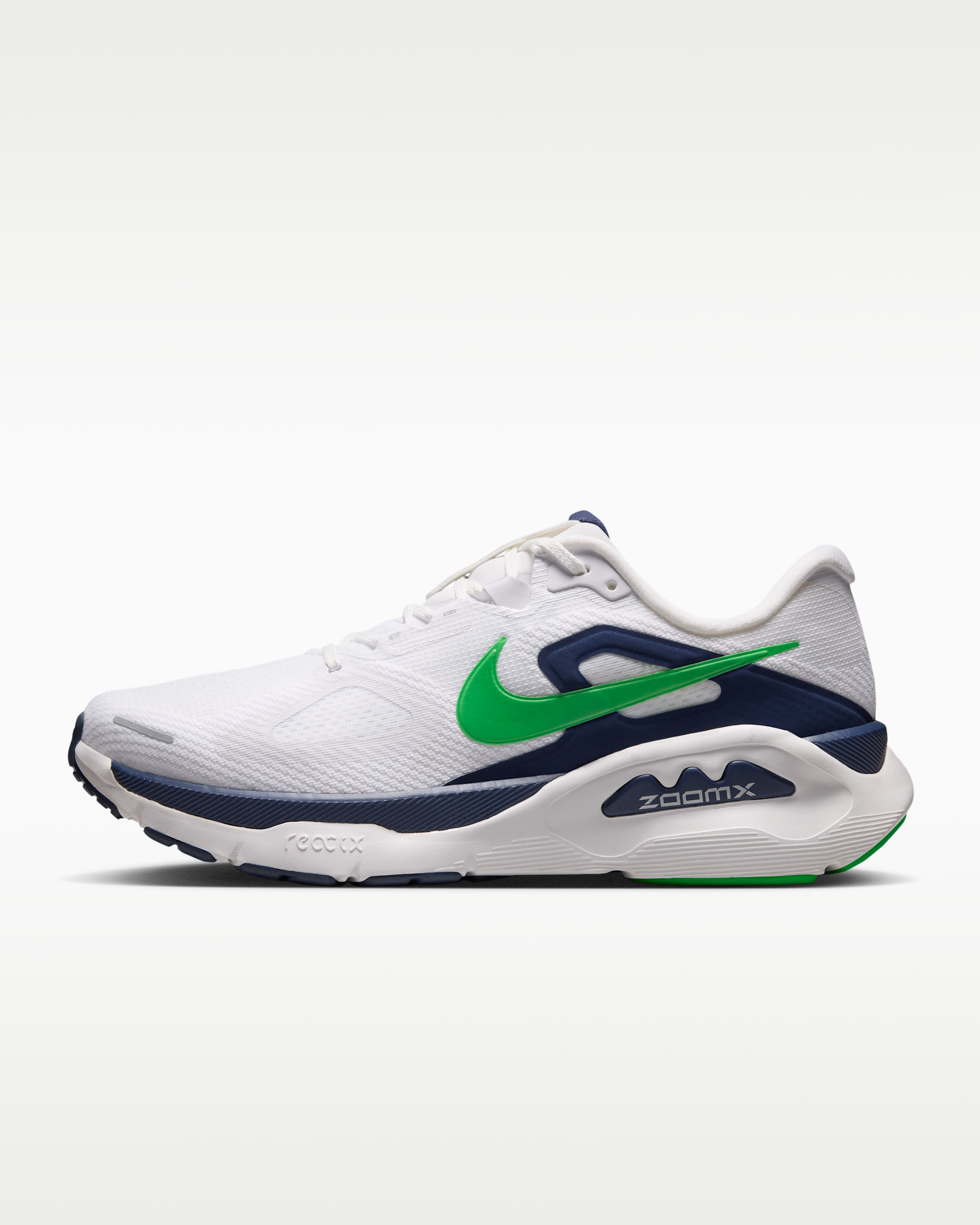 Nike Structure Plus — White/Midnight Navy/Summit White/Green Spark