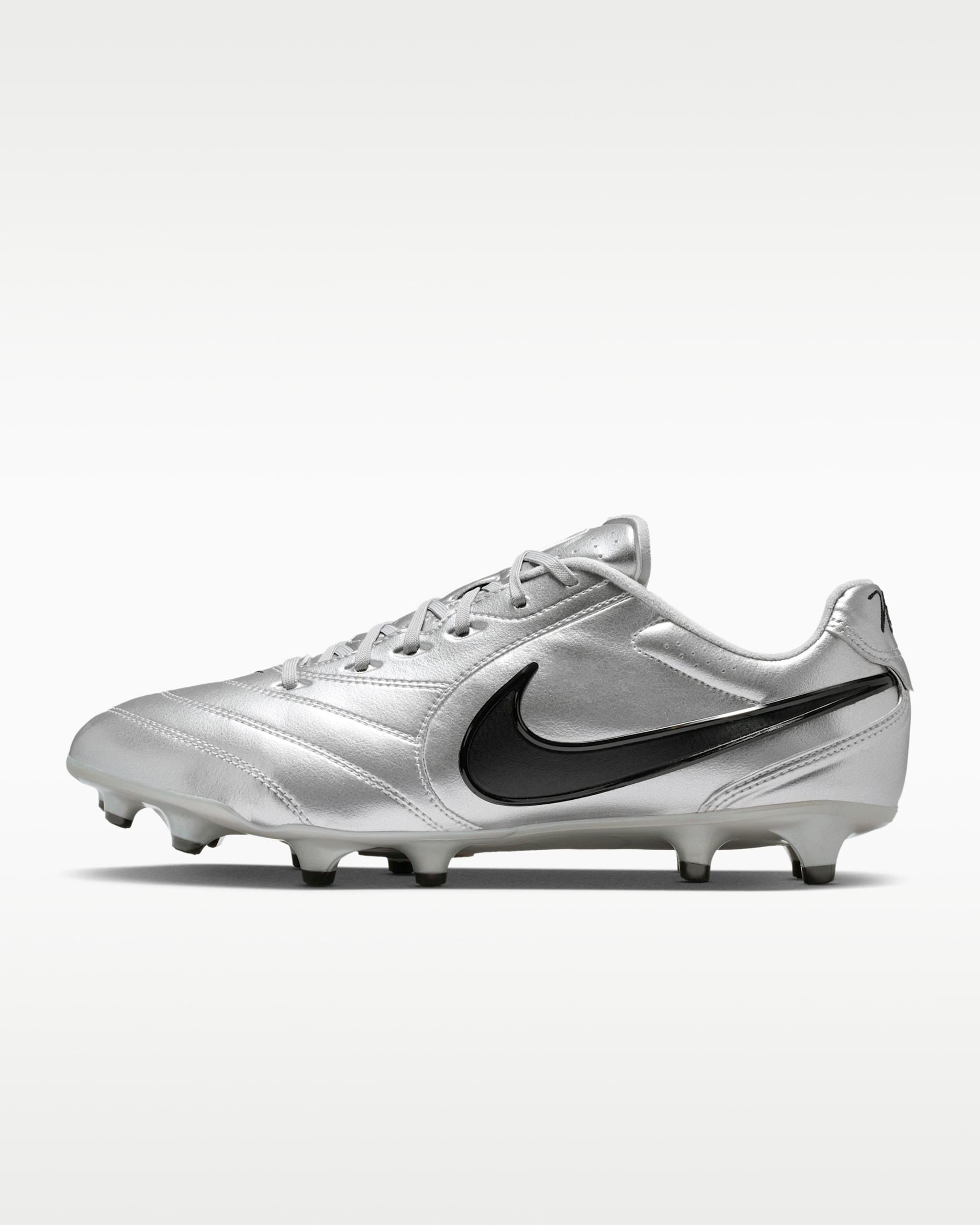 Nike Tiempo Ligera Pro — Metallic Silver/Black
