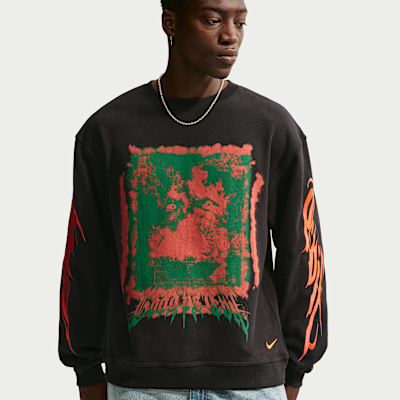 Nike Sportswear — Black/Bright Crimson/White/Safety Orange