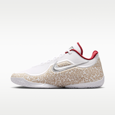 LeBron XXIII — White/Team Red/Metallic Silver