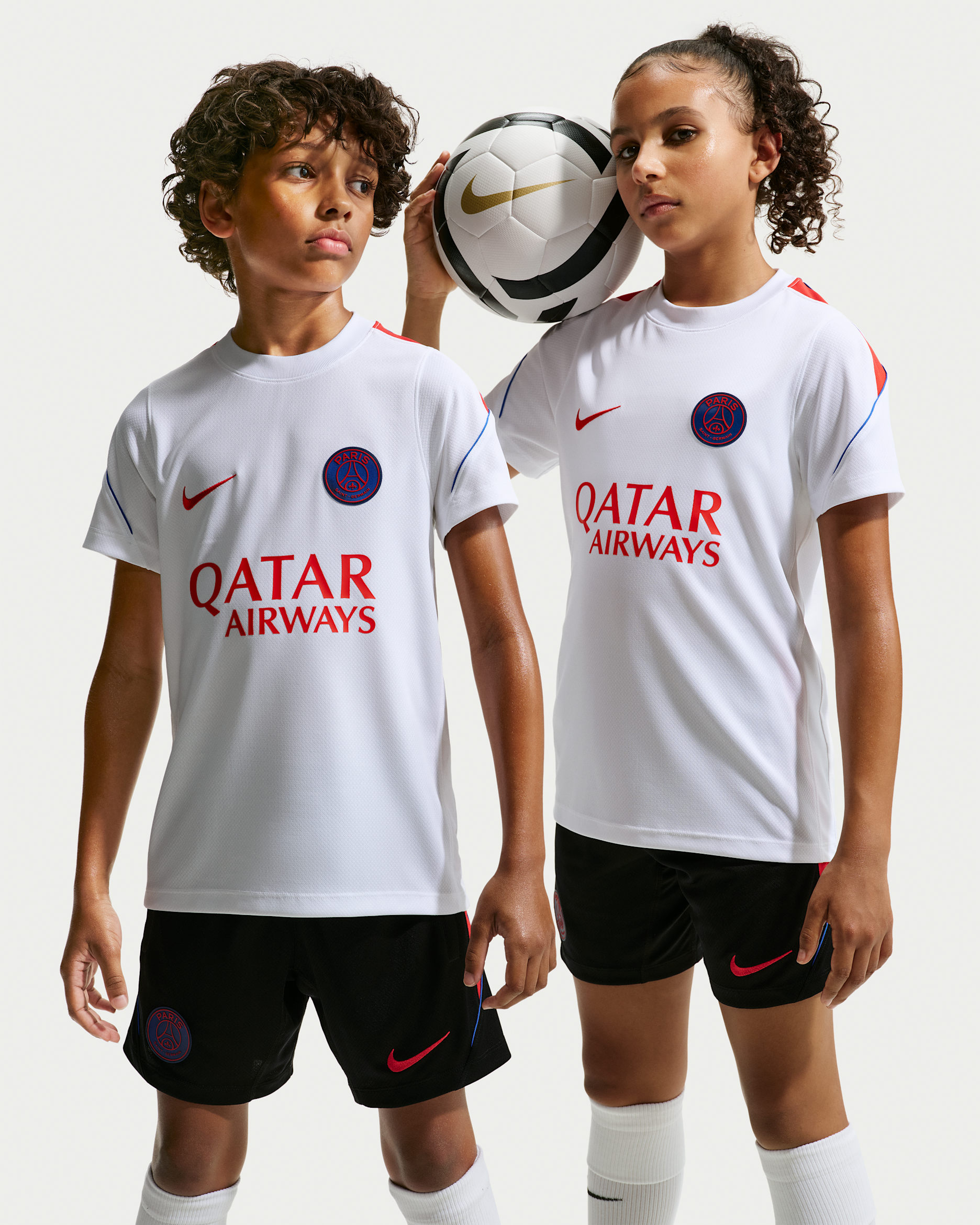 Paris Saint-Germain Strike — White/Hyper Royal/Global Red/Global Red