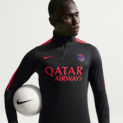 Paris Saint-Germain Strike — Black/Global Red/Global Red