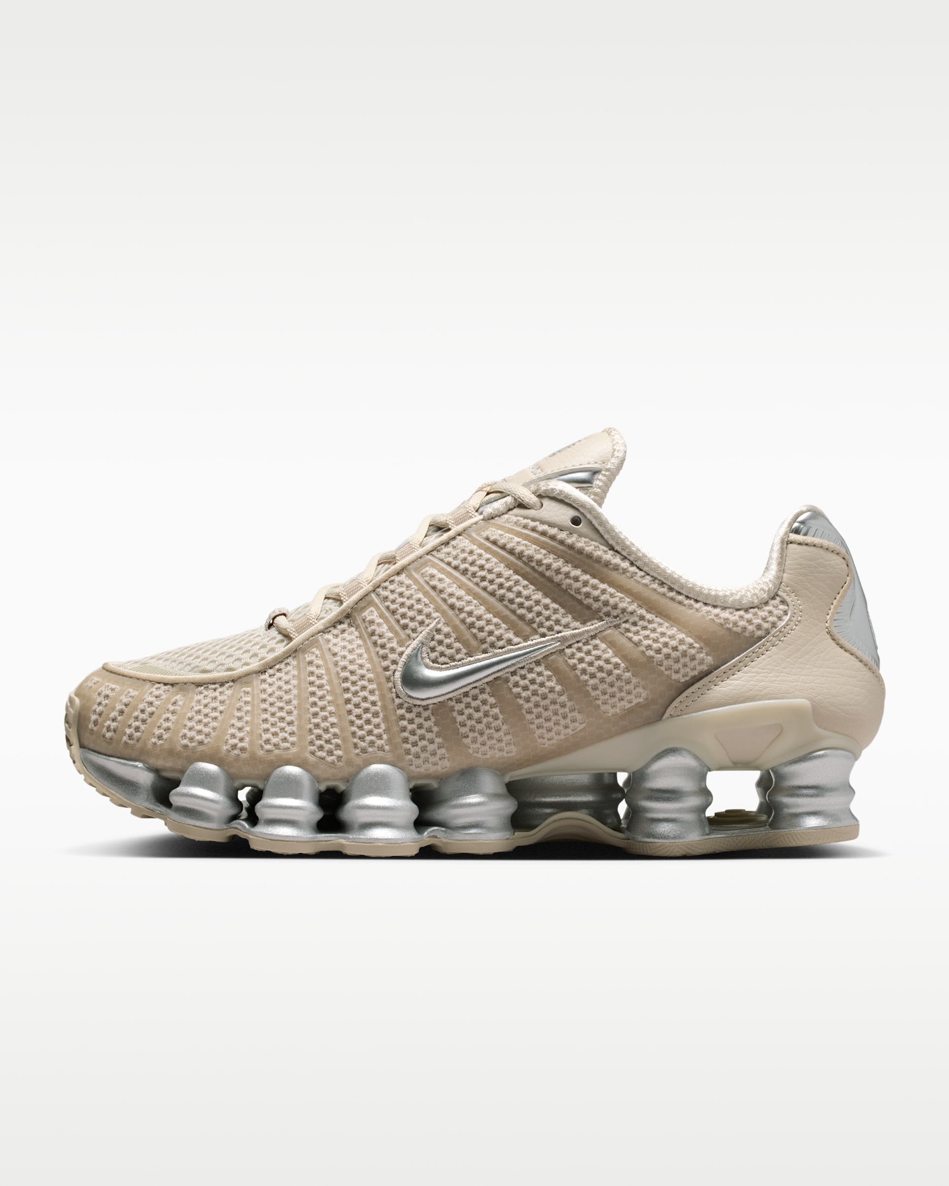 Nike Shox TL — Cream II/Black/Metallic Silver